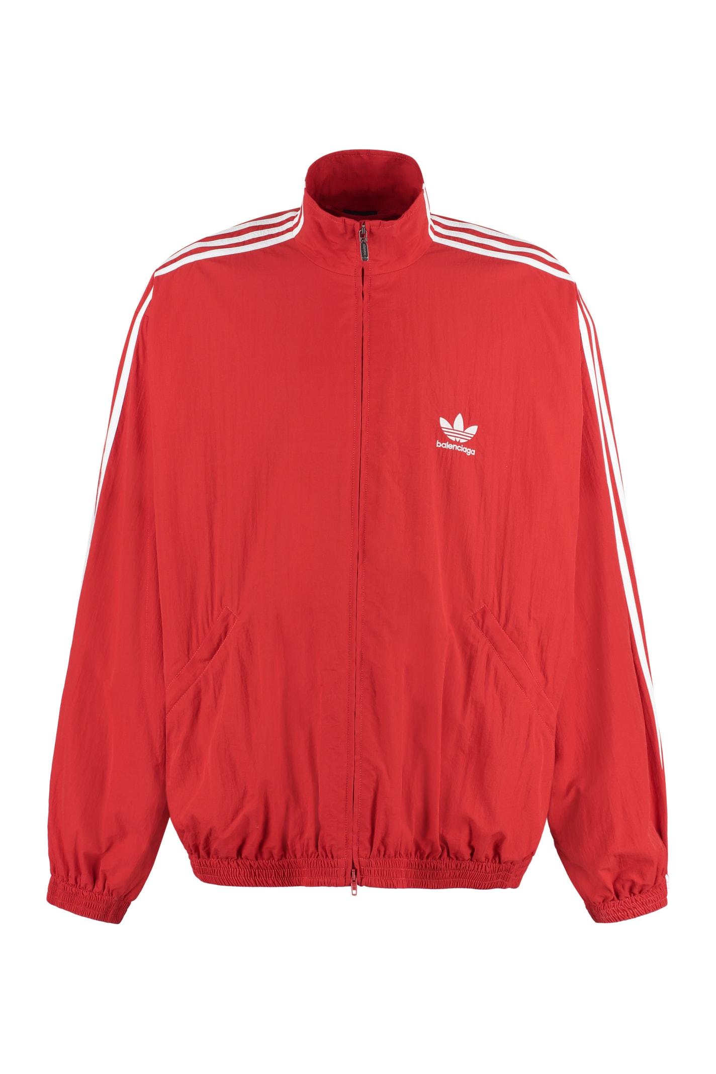 Balenciaga X Adidas - Tracksuit Nylon Jacket in Red for Men | Lyst