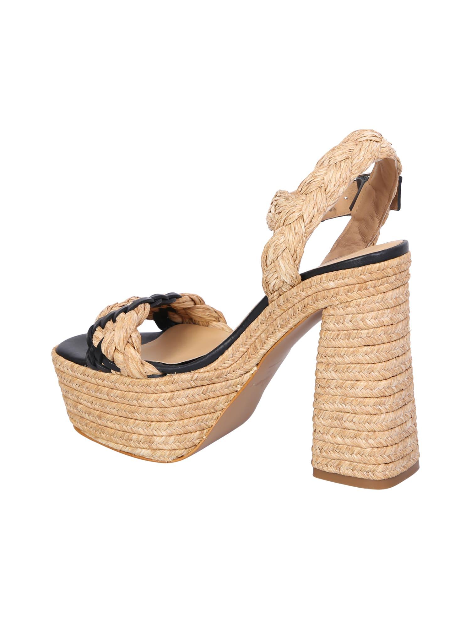 Castañer Agnes Platform Sandals By Castaã±er in Natural | Lyst UK