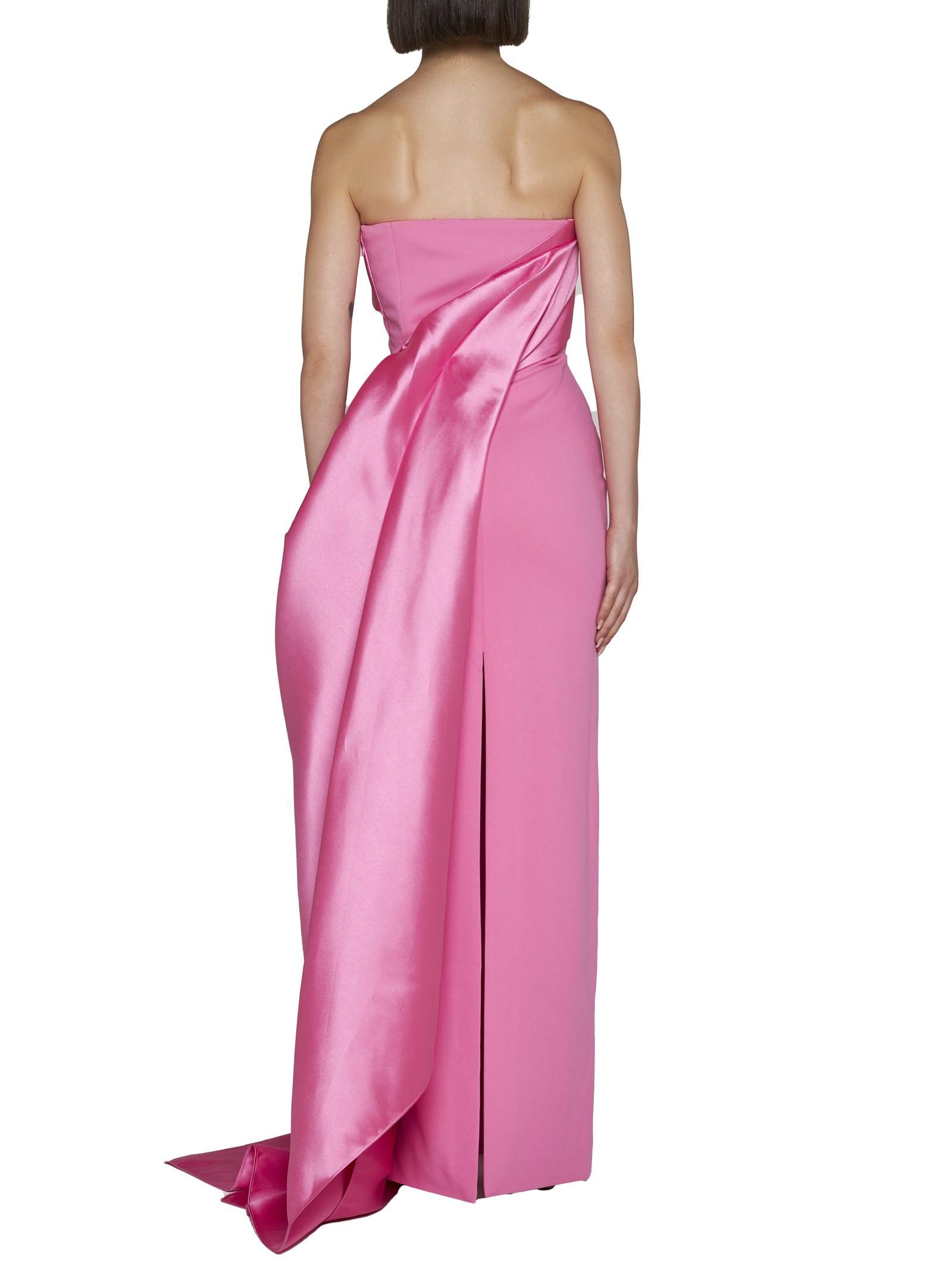 Solace London Kinsley Strapless Maxi Dress in Pink | Lyst