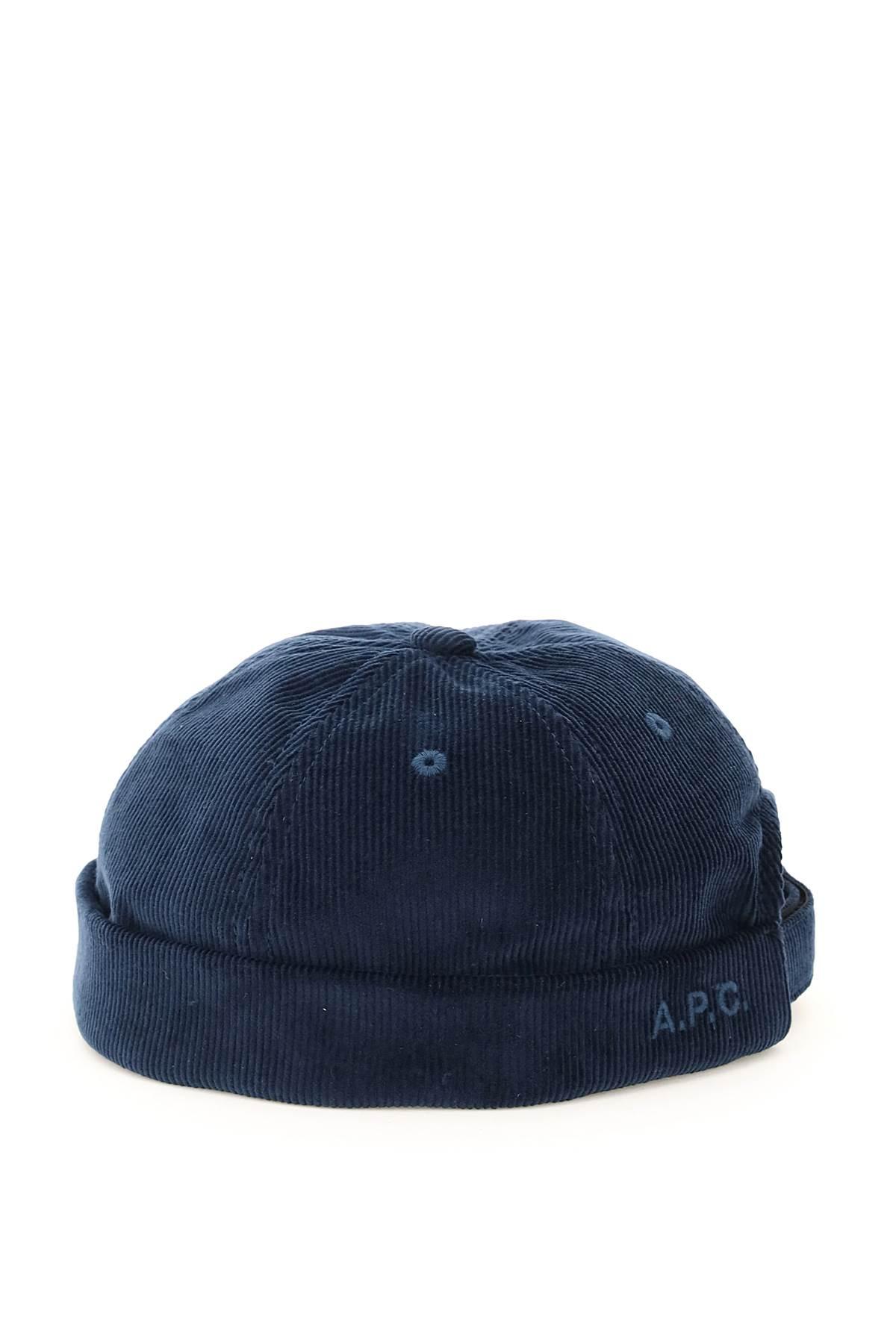 A.P.C. Corduroy Raph Docker Hat in Blue for Men | Lyst