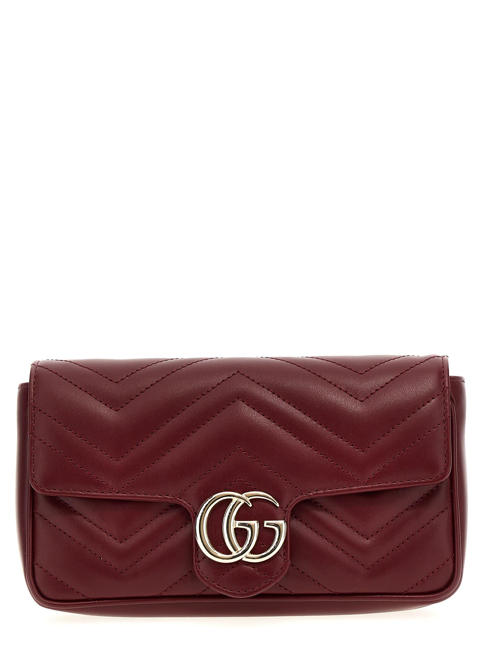 Gucci Pochette MatelassÃ© Gucci 'Gg Marmont Mini' Crossbody