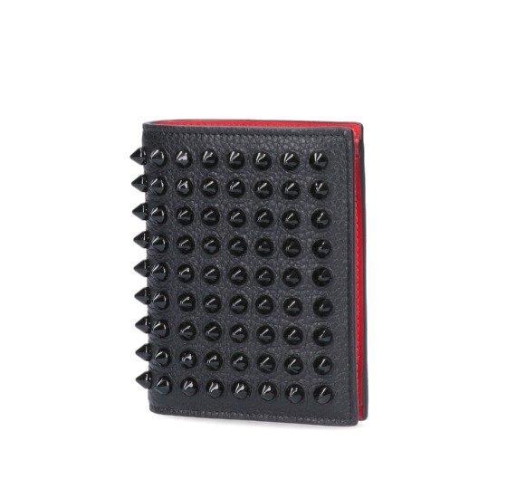 Christian louboutin studded wallet deals
