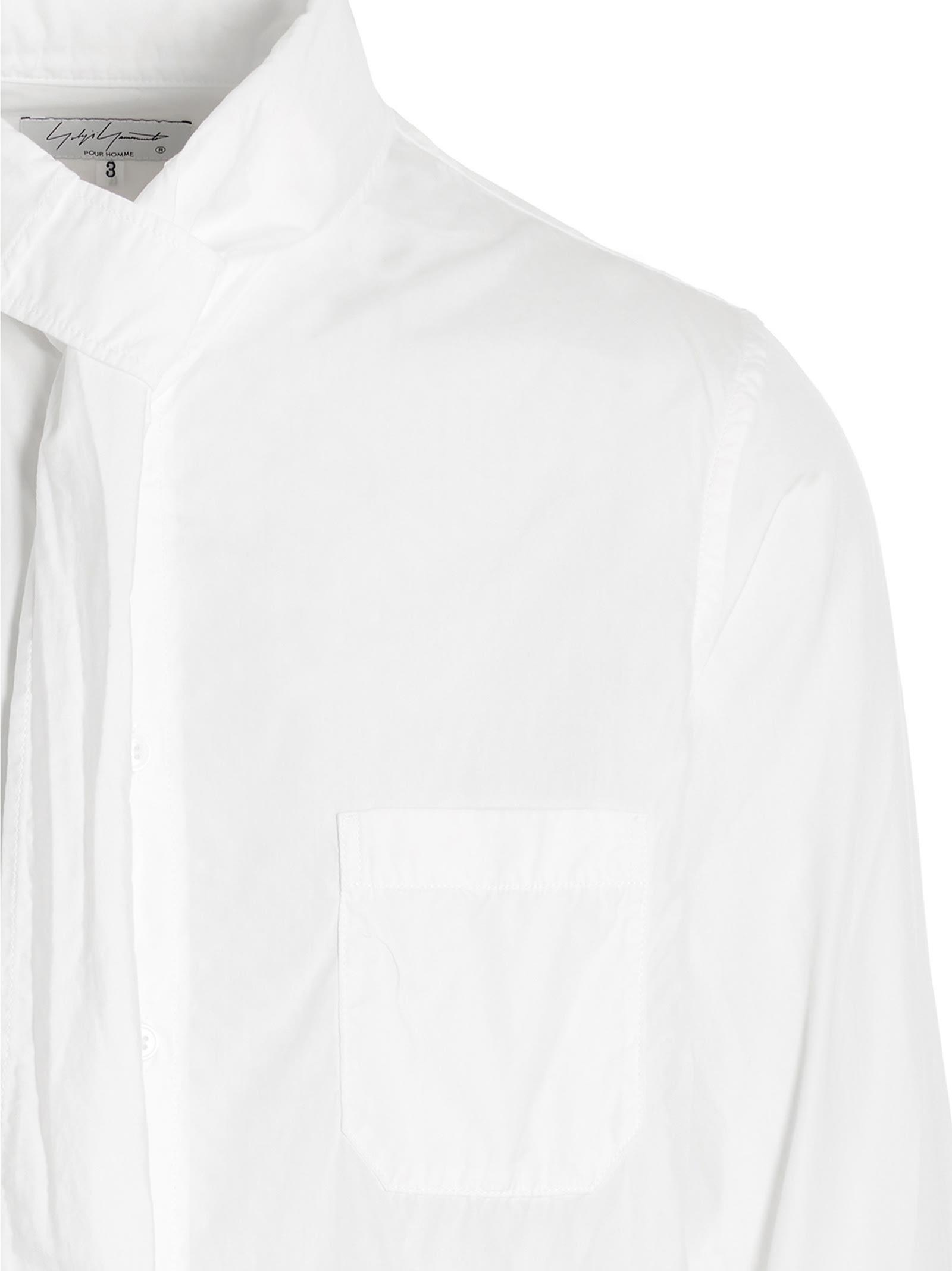 Yohji Yamamoto Big Chain Shirt in White for Men | Lyst