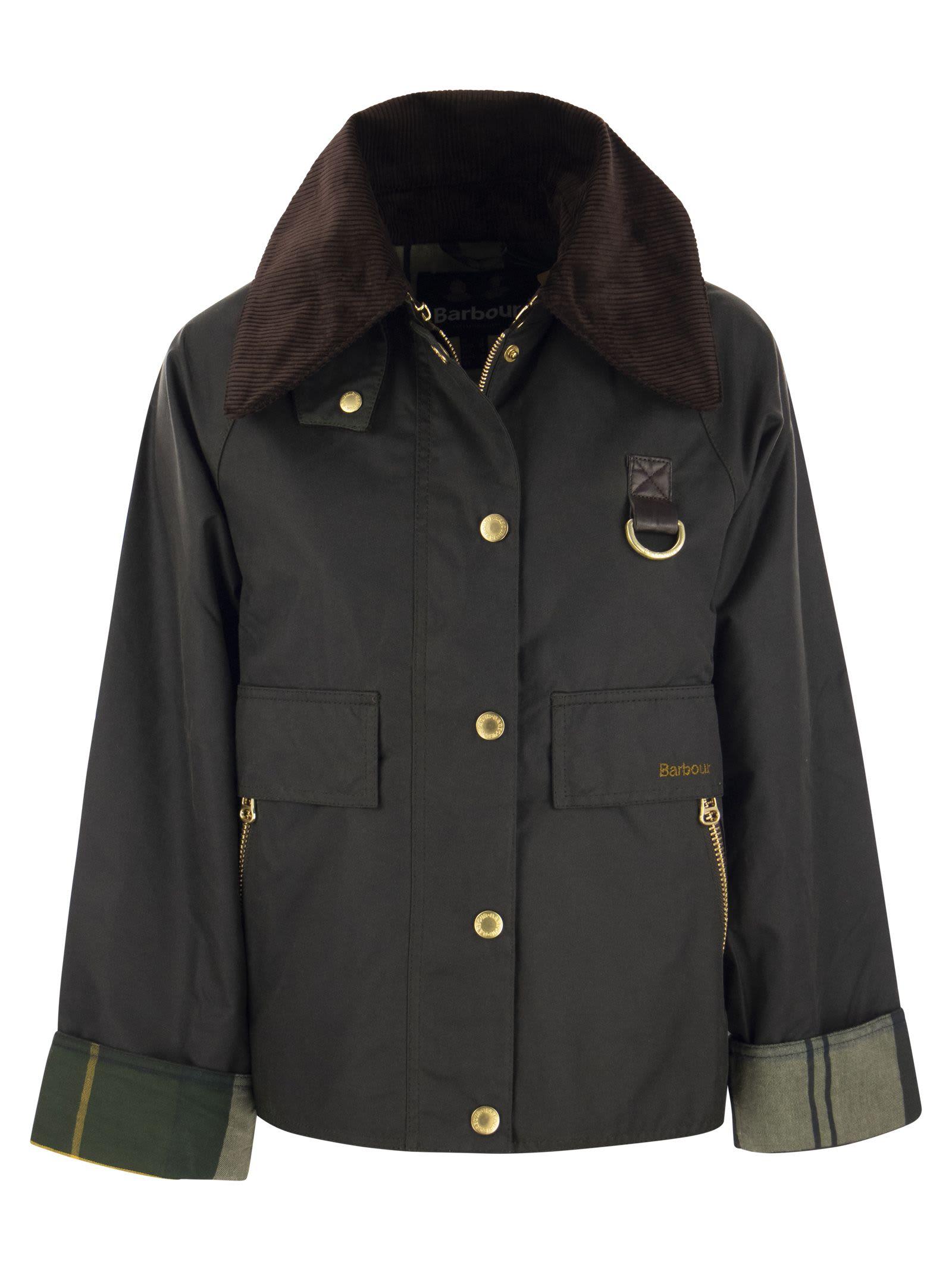 Barbour Catton - Waxed Jacket in Black | Lyst