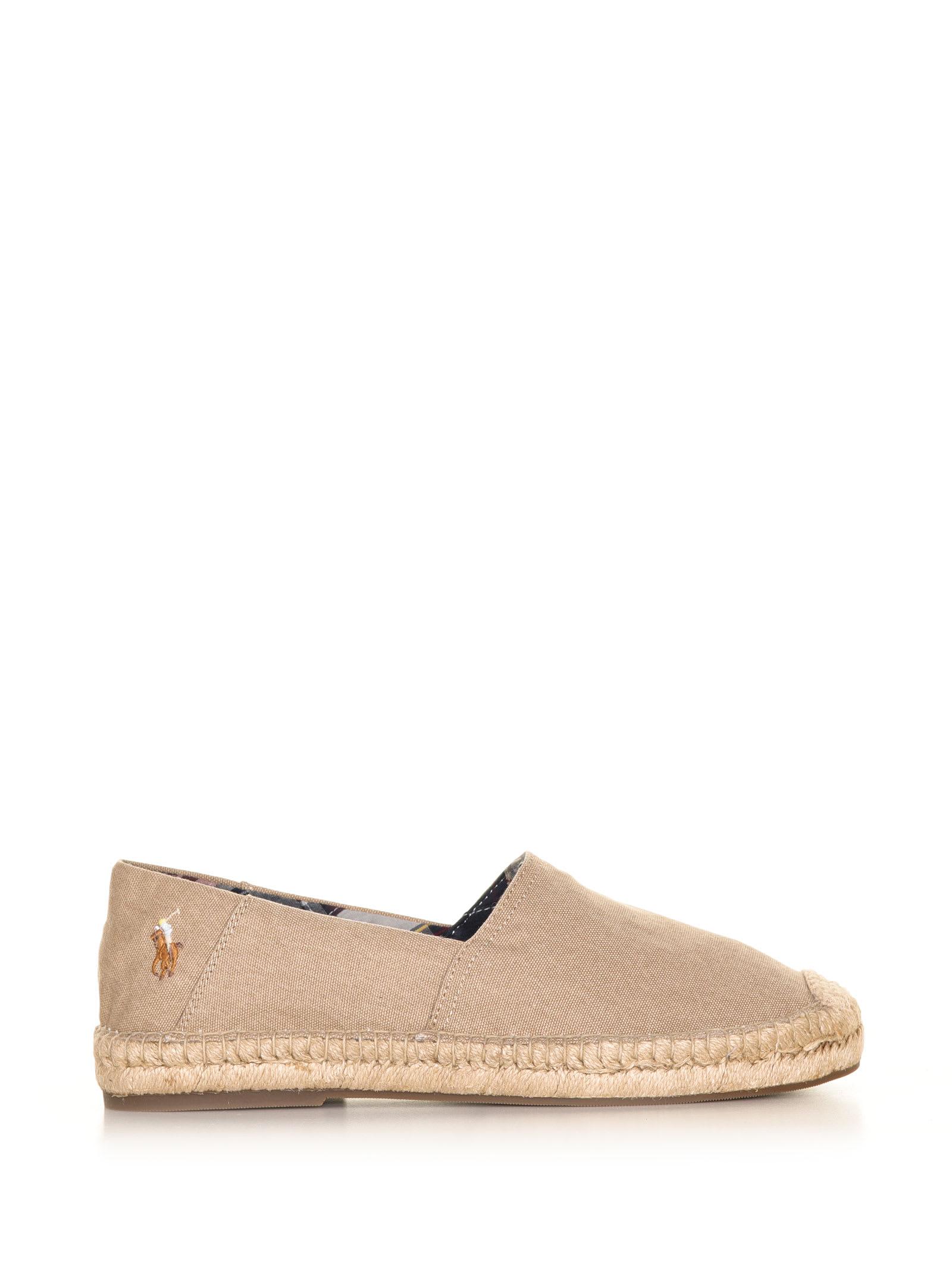 Polo Ralph Lauren Cevio Canvas Espadrilles With Logo in Natural for Men Lyst