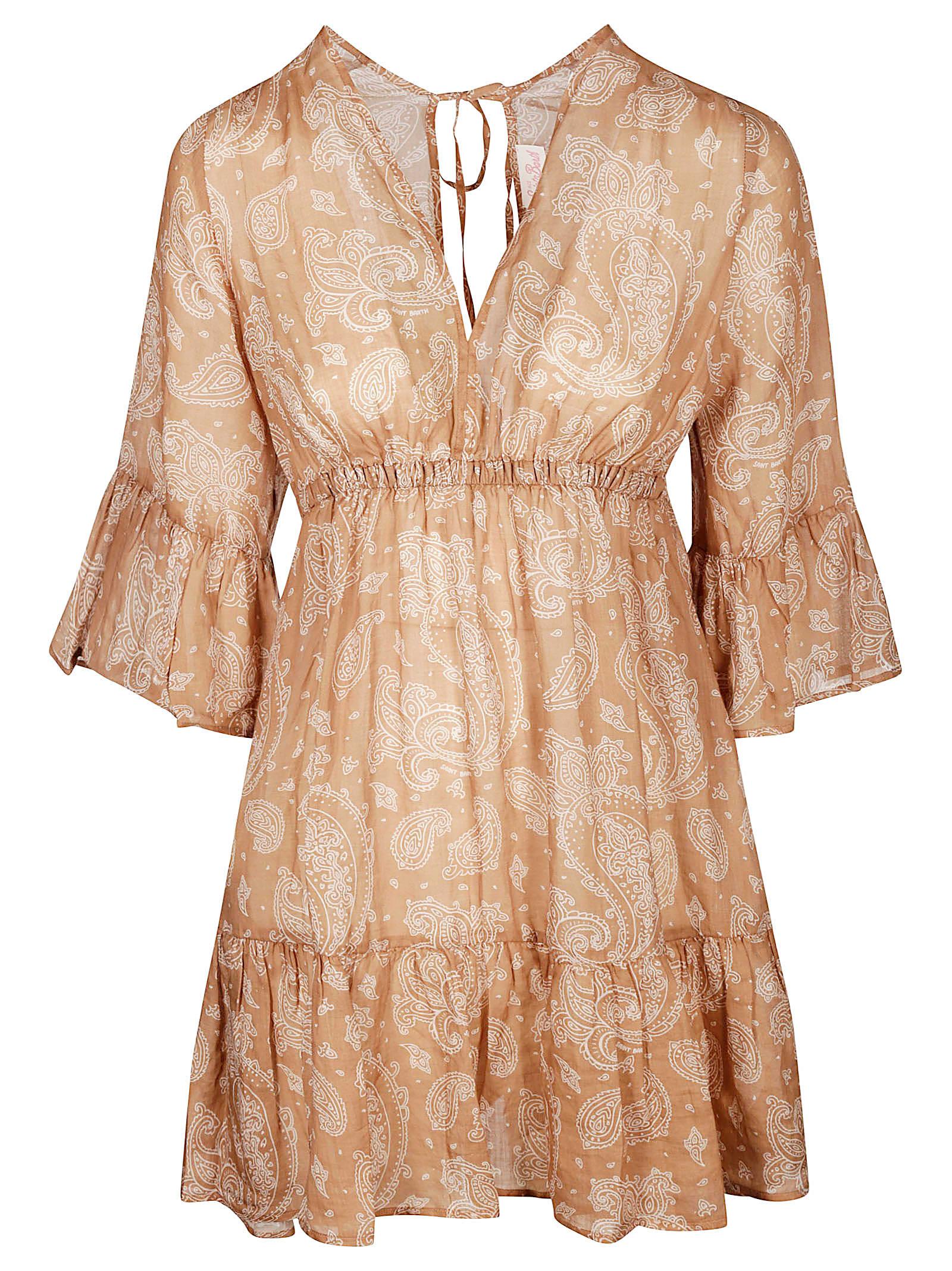 ワンピース MC2 SAINT BARTH Women Dresses EYDI00106190HLEOP Brown New in Spring Summer 25 - Woman – MC2 Saint Barth