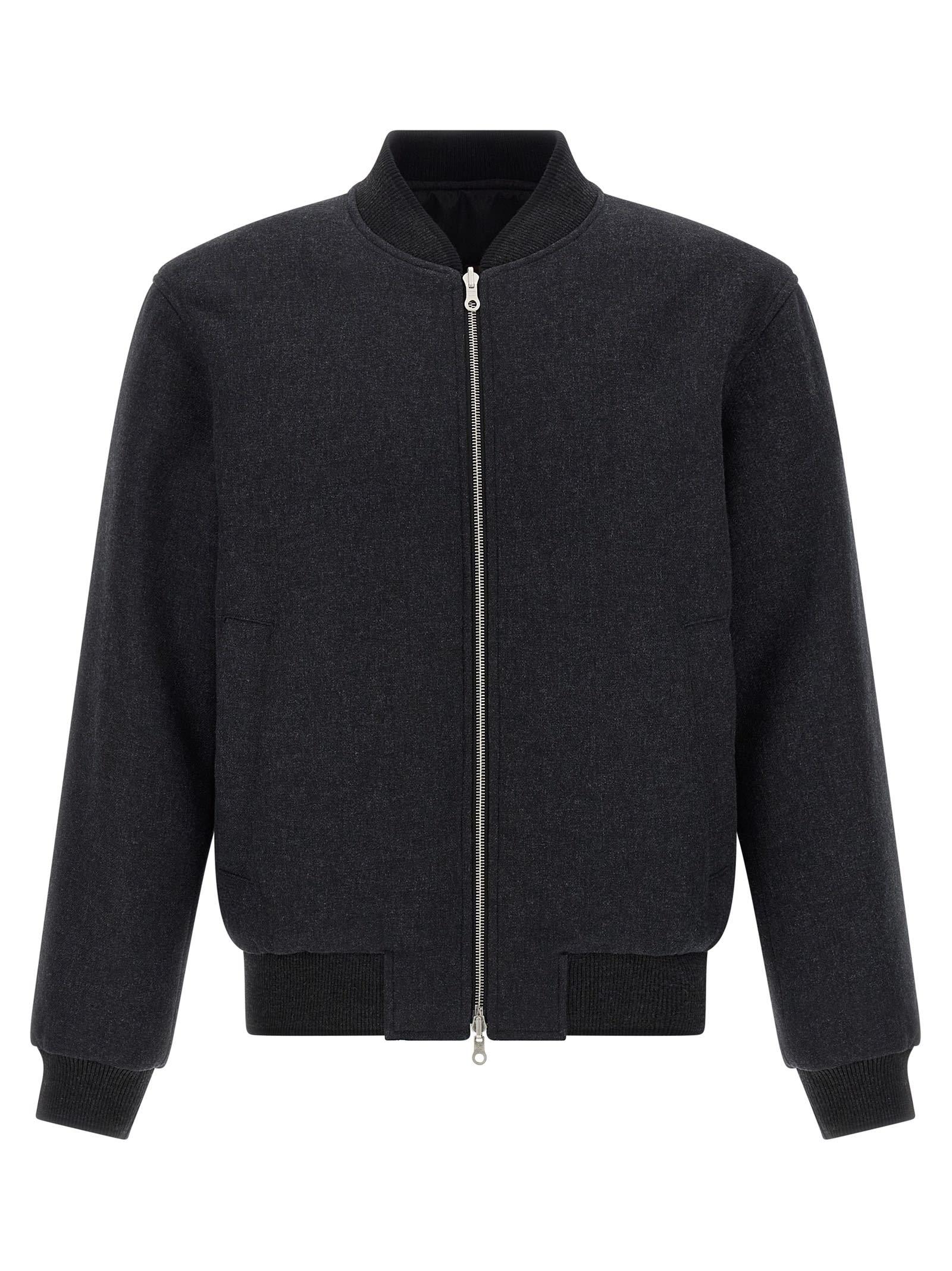 DRIES VAN NOTEN ネイビージャンパー S Dries Van Noten フード付き ブルゾン ネイビー アウター