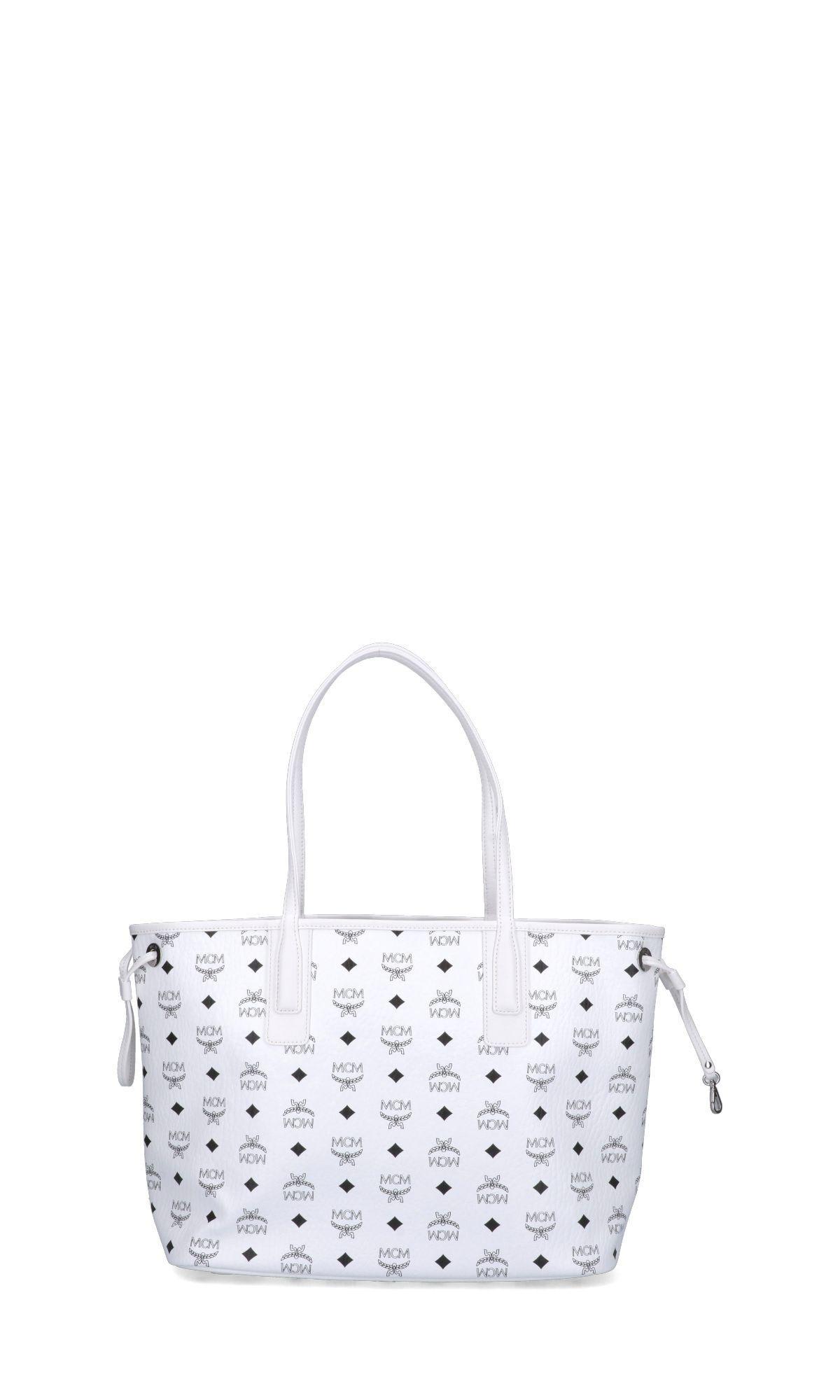 White mcm tote new arrivals