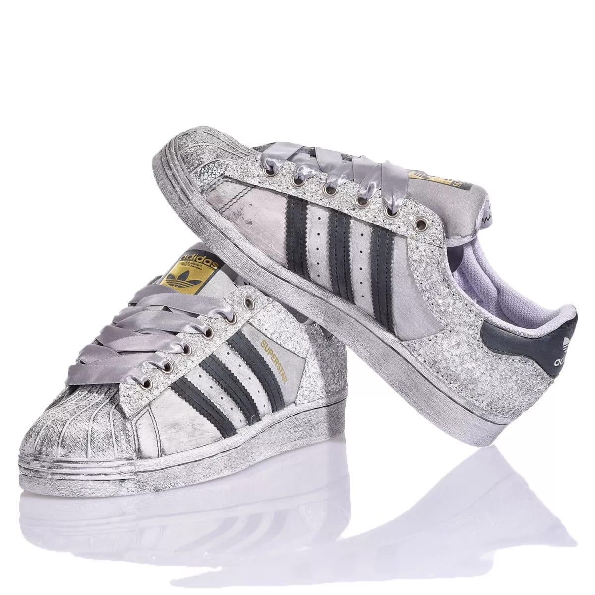Adidas mi superstar grey cheap