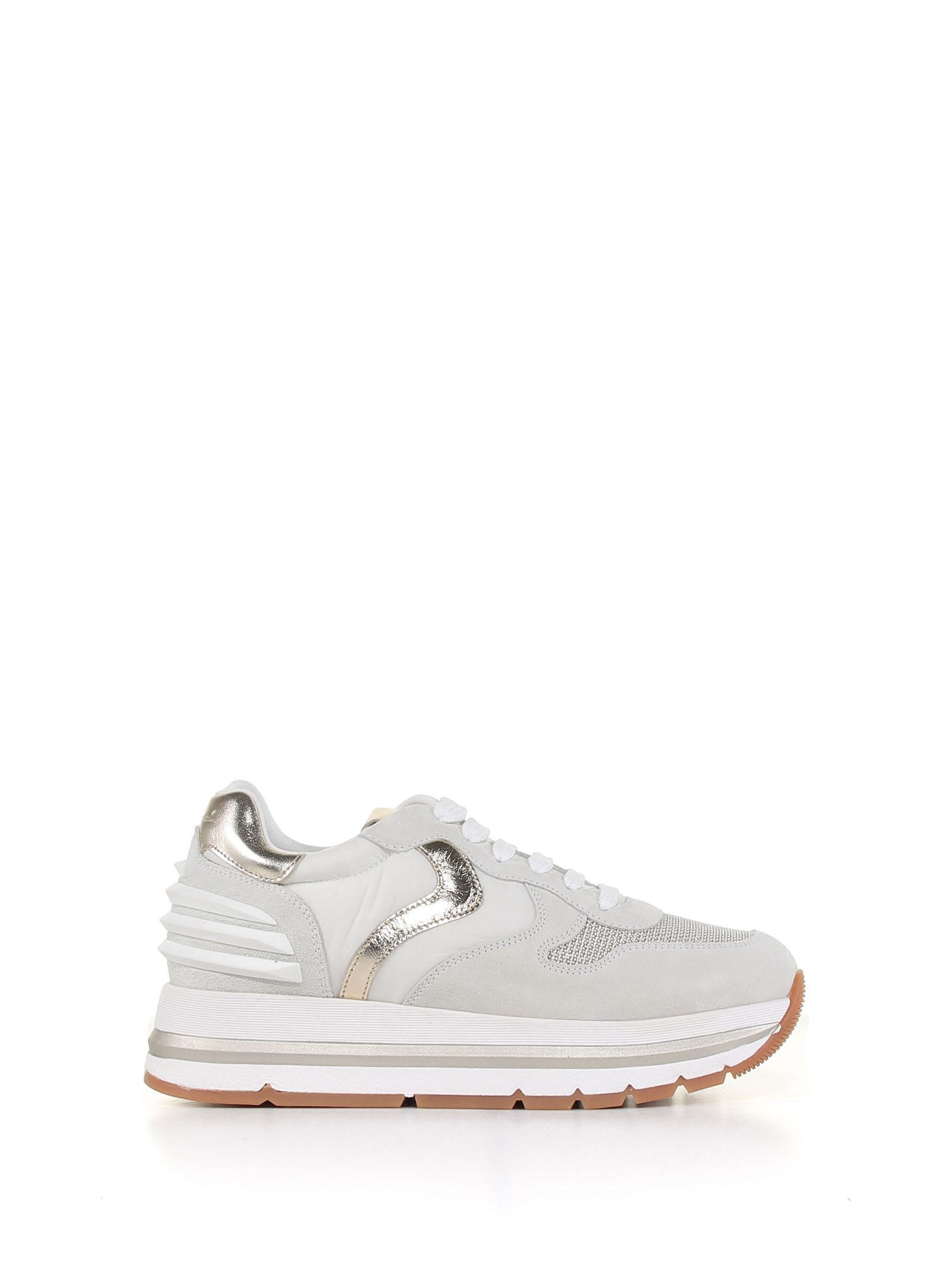 Voile Blanche Maran Power Sneaker With Mirror Details in White | Lyst