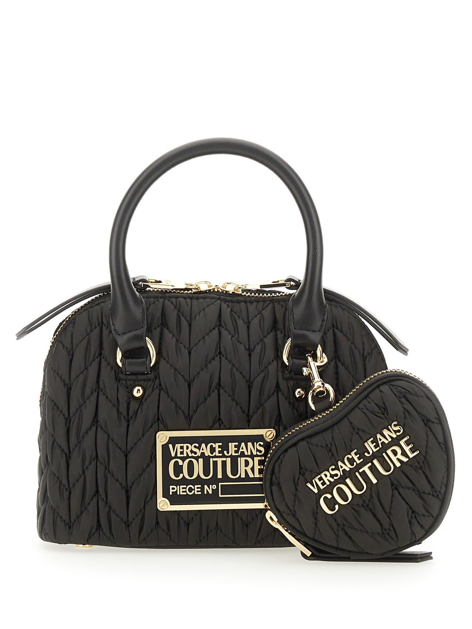 Versace Jeans Couture Bag With Logo in Black | Lyst