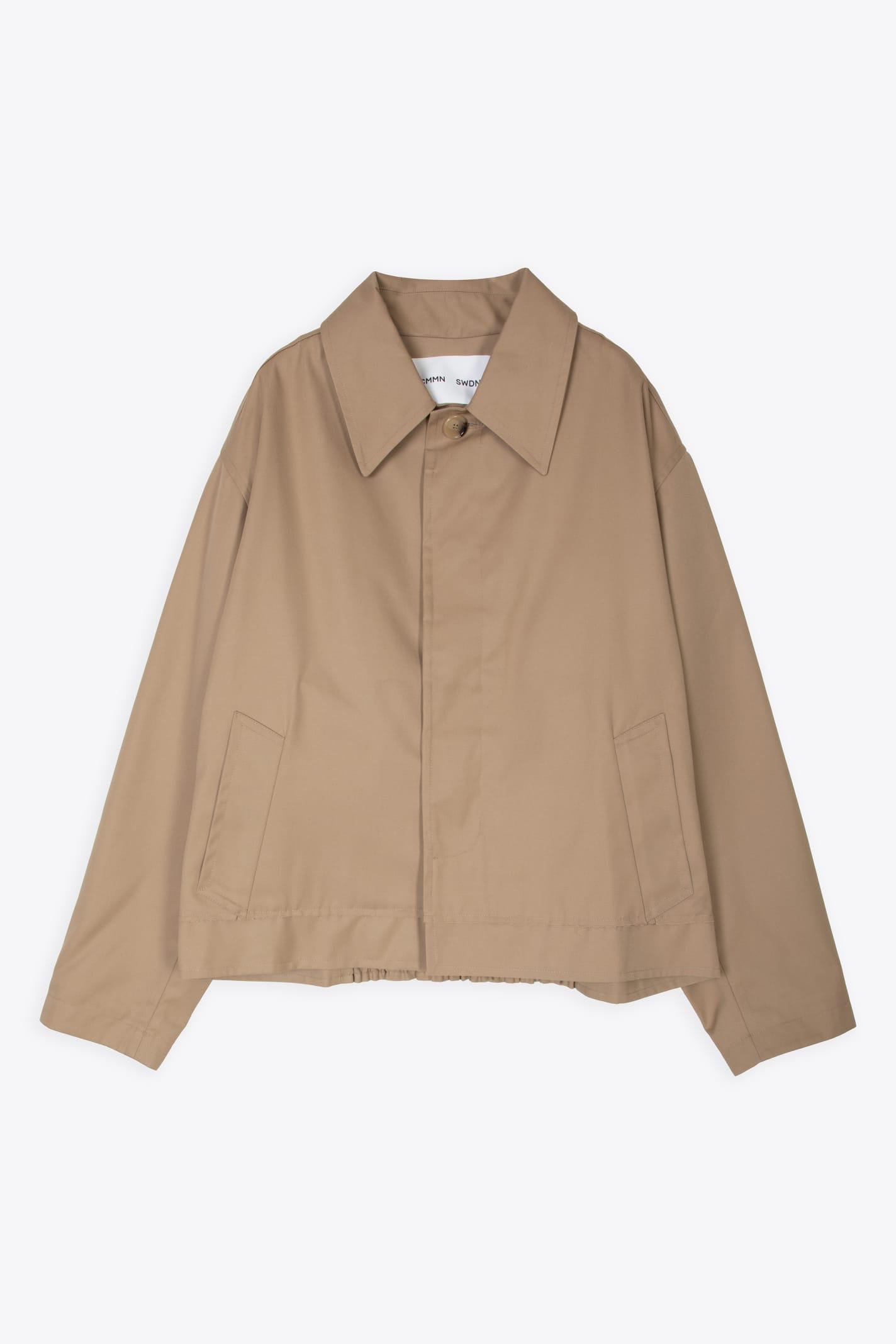 Cropped mac clearance jacket