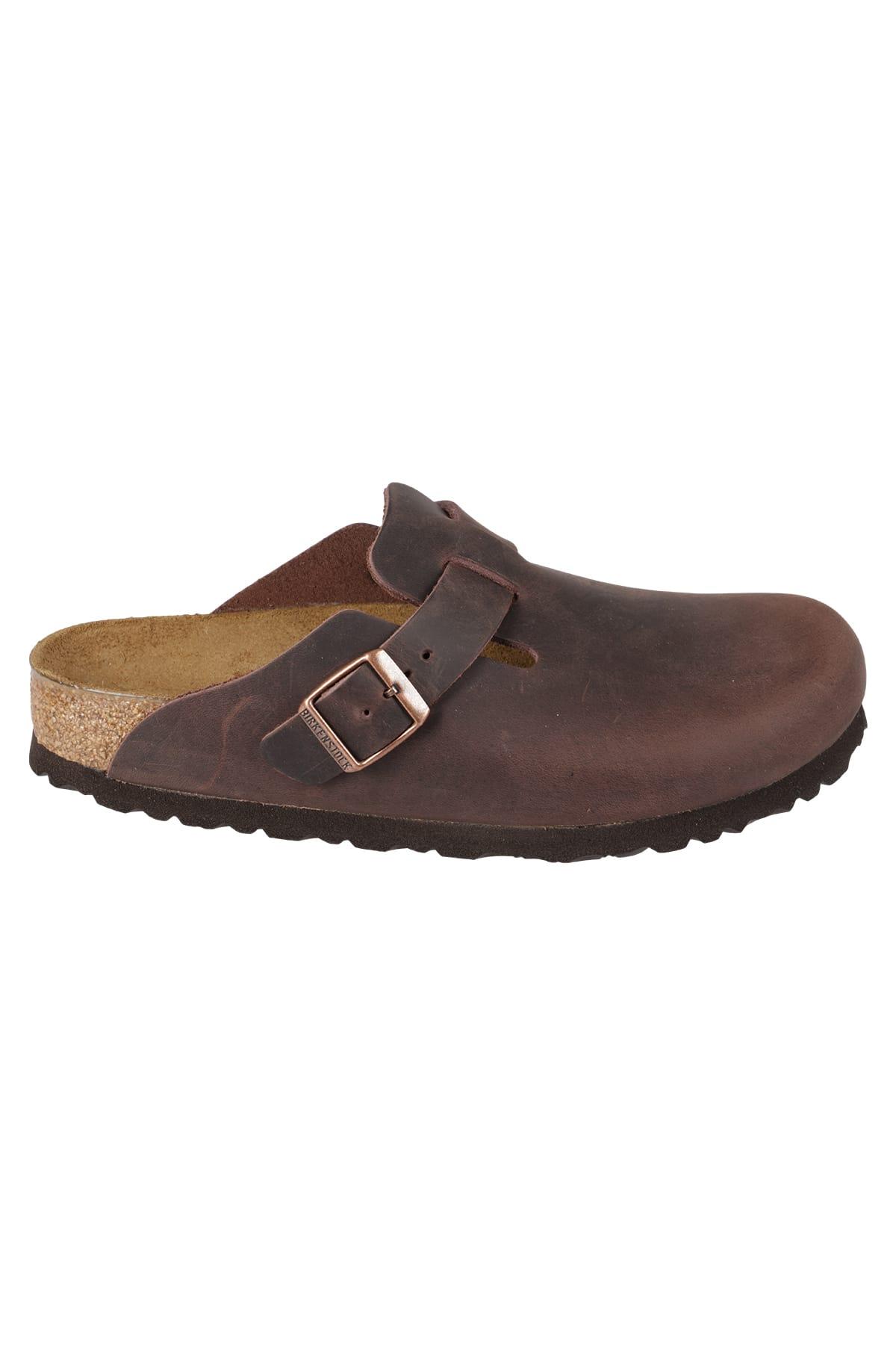 Birkenstock Boston Habana in Brown | Lyst