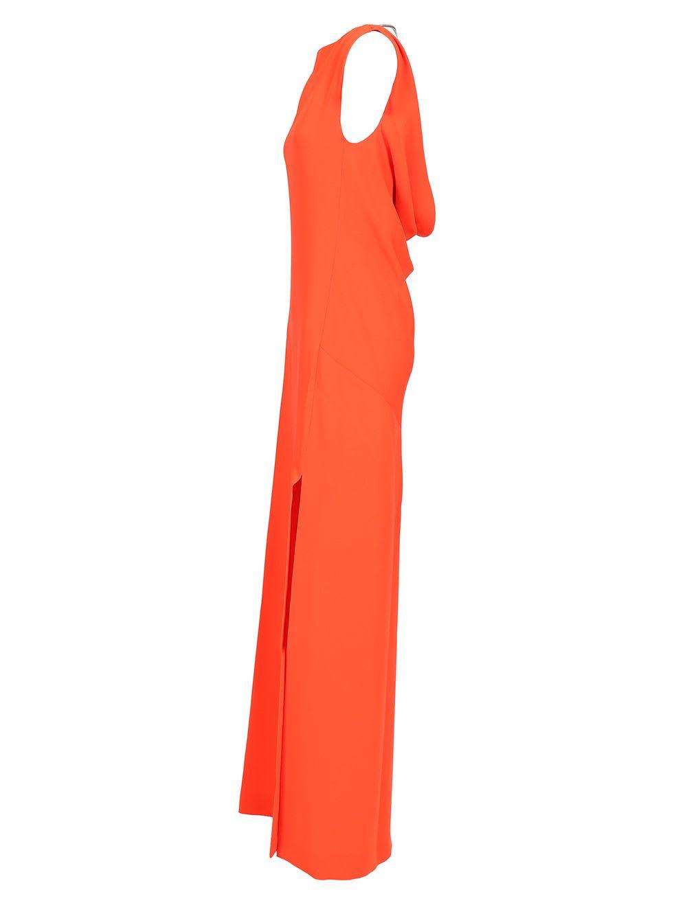Max Mara Long Cady Dress Dresses in Red | Lyst