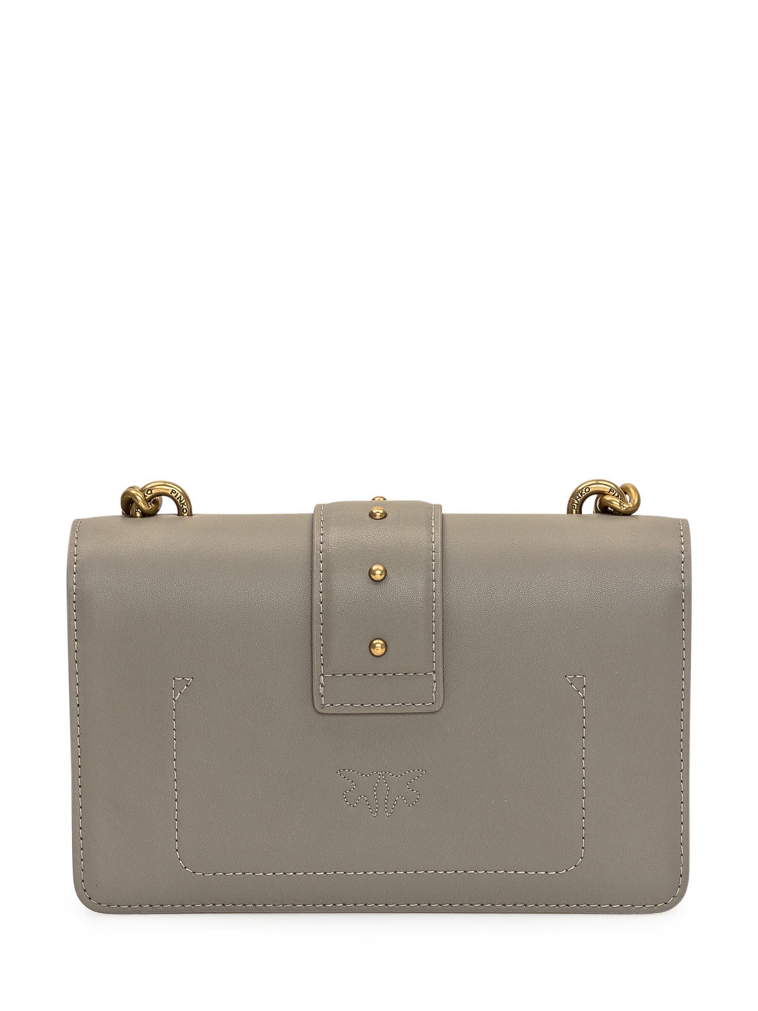 ショルダーバッグ・ポシェット Pinko MINI LOVE ONE SOFT CROSSBODY BAG Pinko Love One Mini Leather Crossbody Bag | Coggles