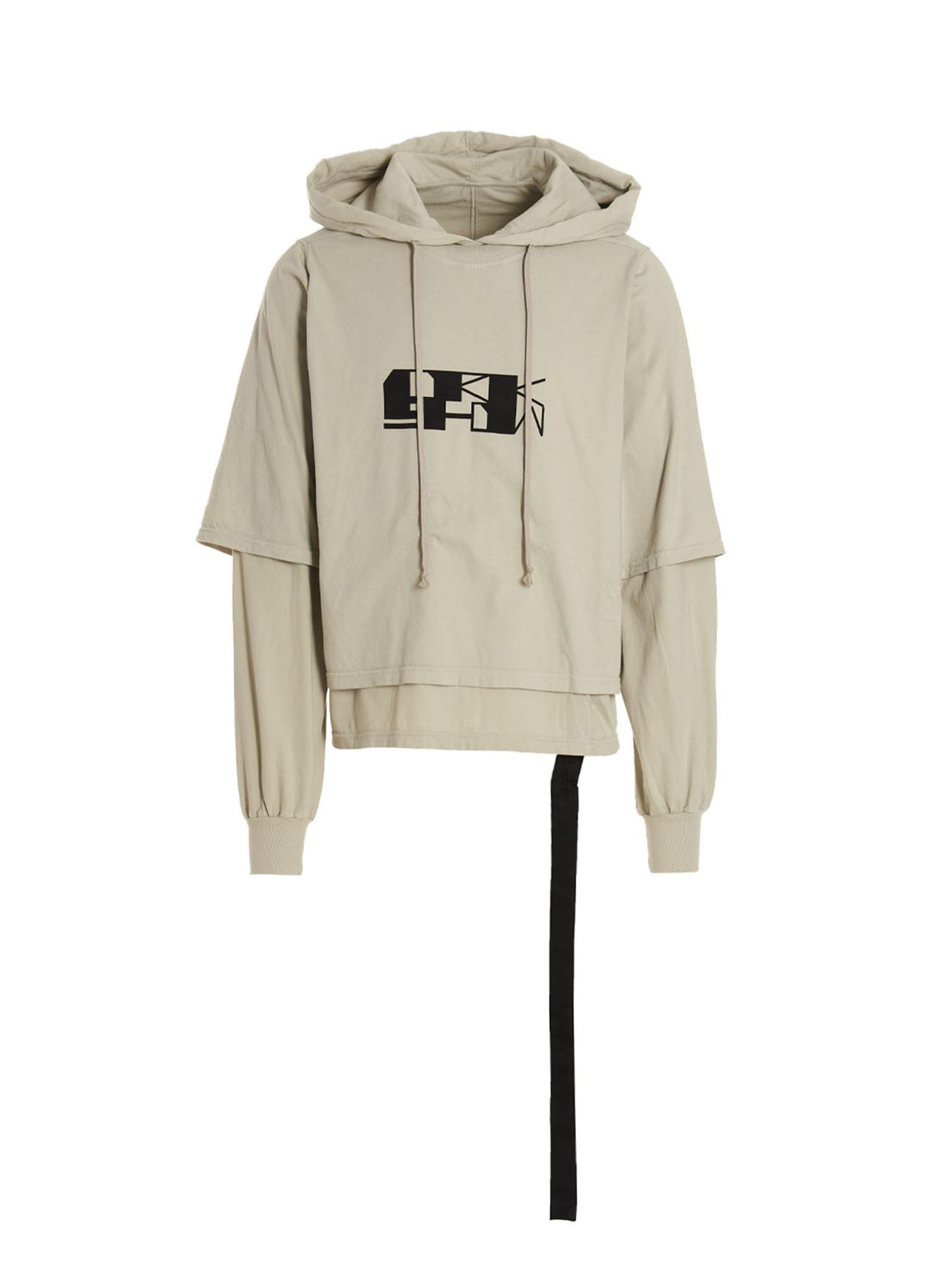 Rick Owens DRKSHDW Hustler ダブルレイヤー パーカー - パーカー