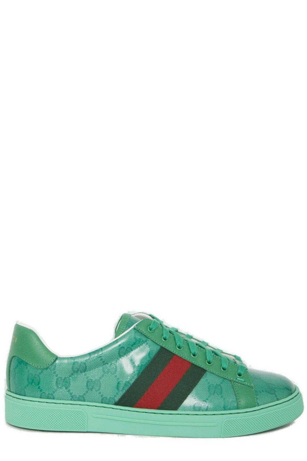 Gucci ace embellished leather hotsell sneakers