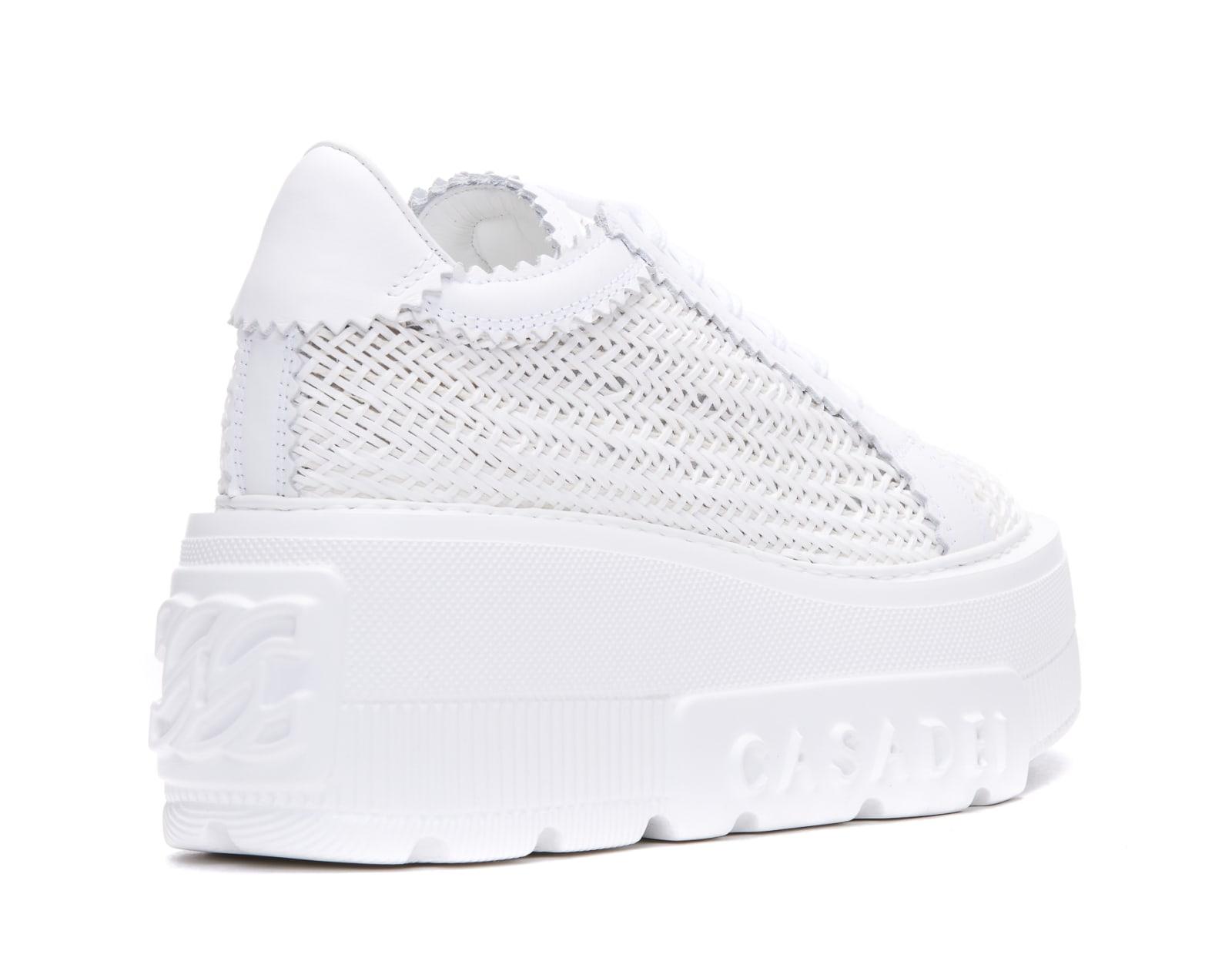 Casadei Platform Sneakers in White | Lyst