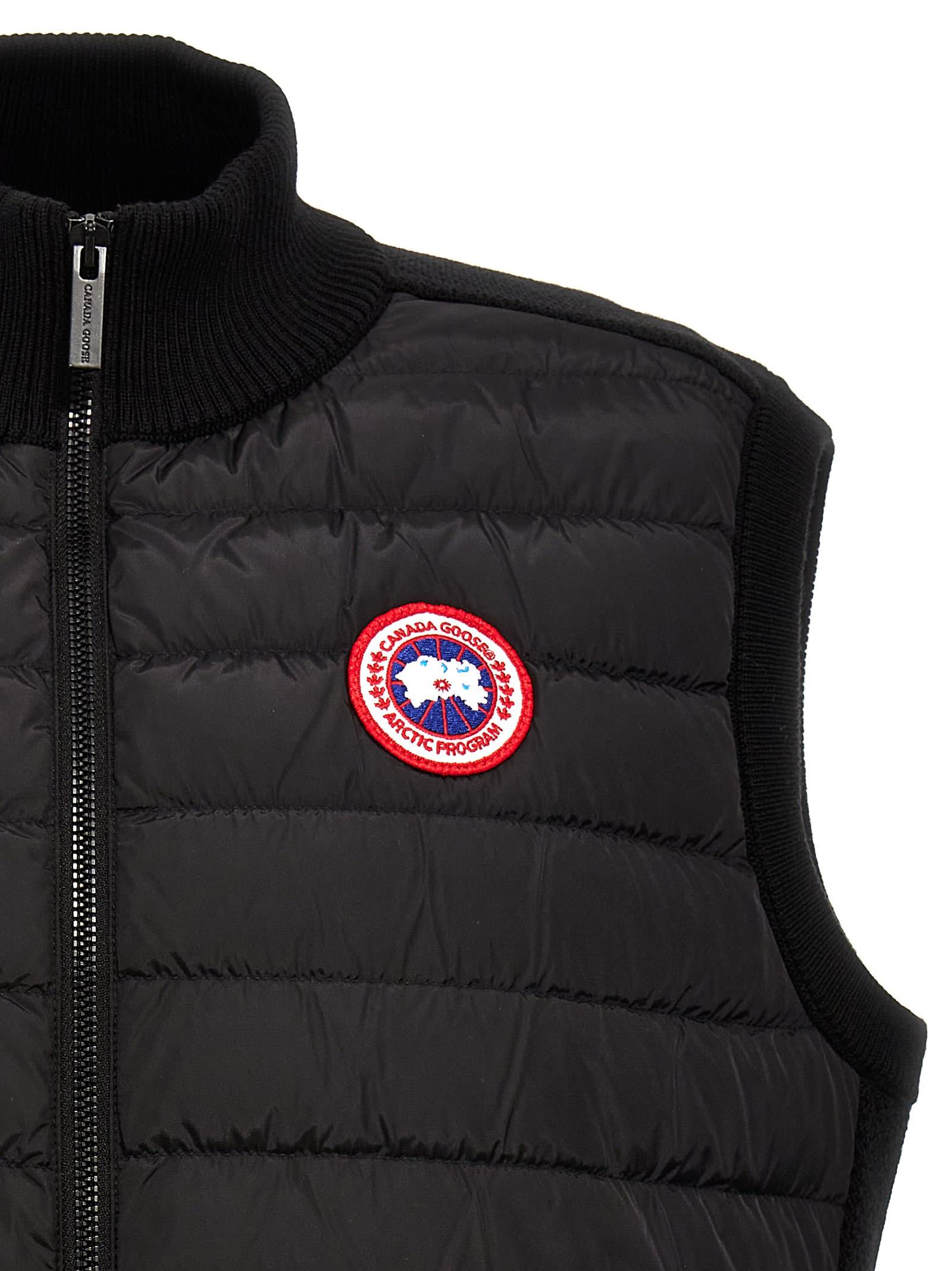 Canada Goose Quilted Vest With High Collar in Black for Men Lyst