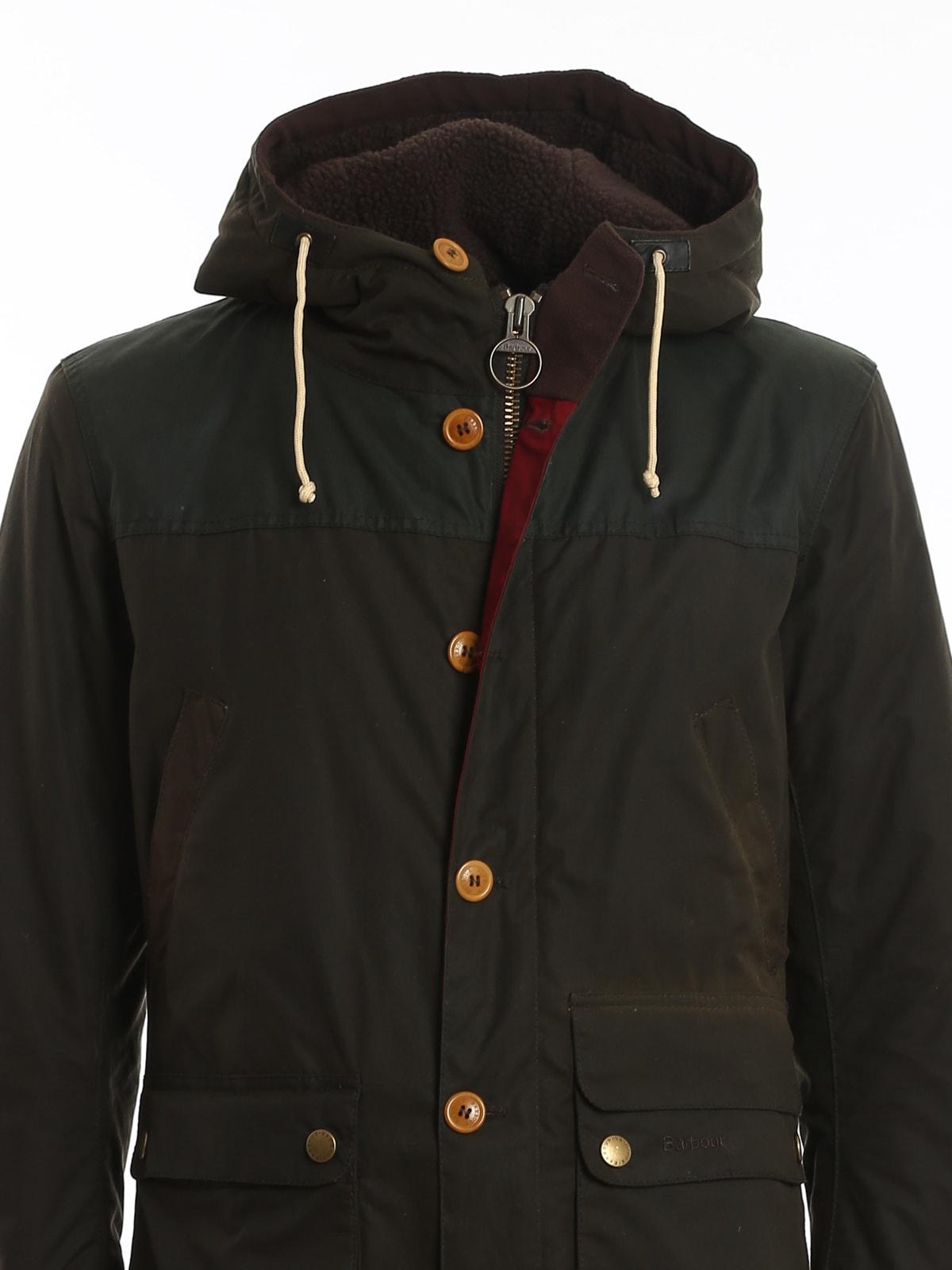 Barbour game hood padded parka new arrivals