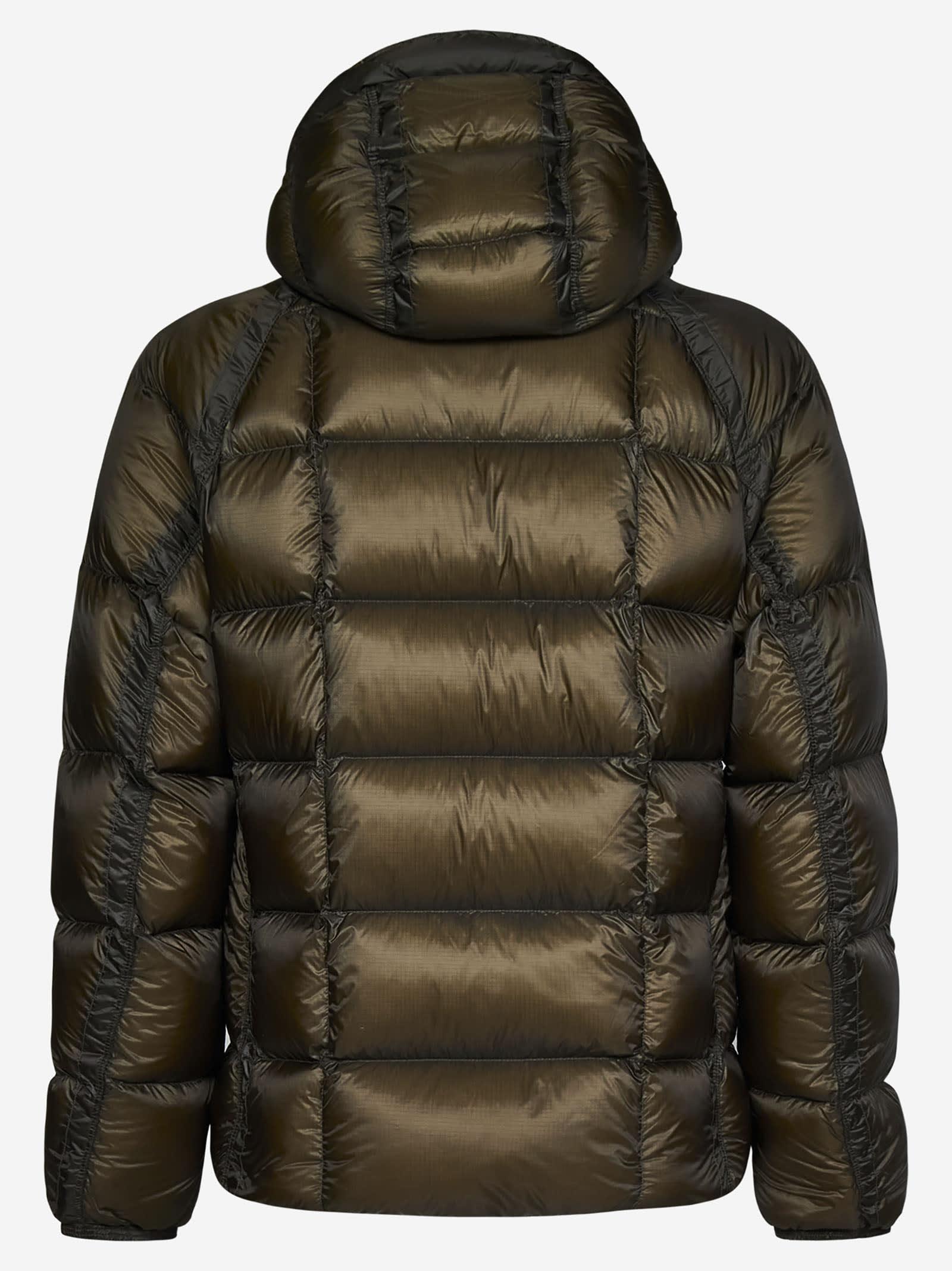 C.P. Company Men's D.D Shell Goggle Jacket in Olive Night