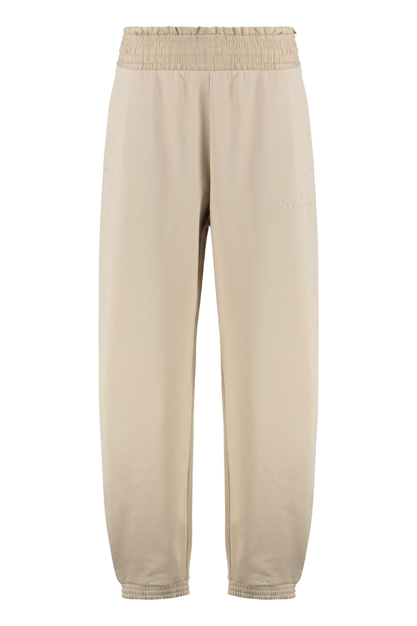 【関税＆送料込み】Moncler Cream-Colored Trousers Moncler Logo Cargo Trousers Beige - Outlet Sale Always Under