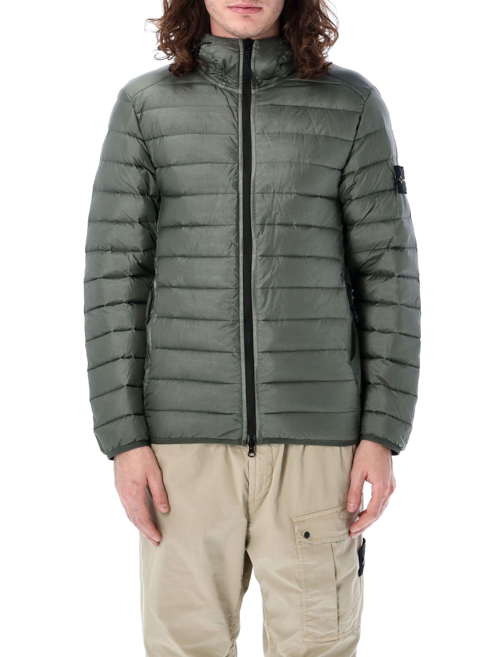 Stone island shop down jacket grey