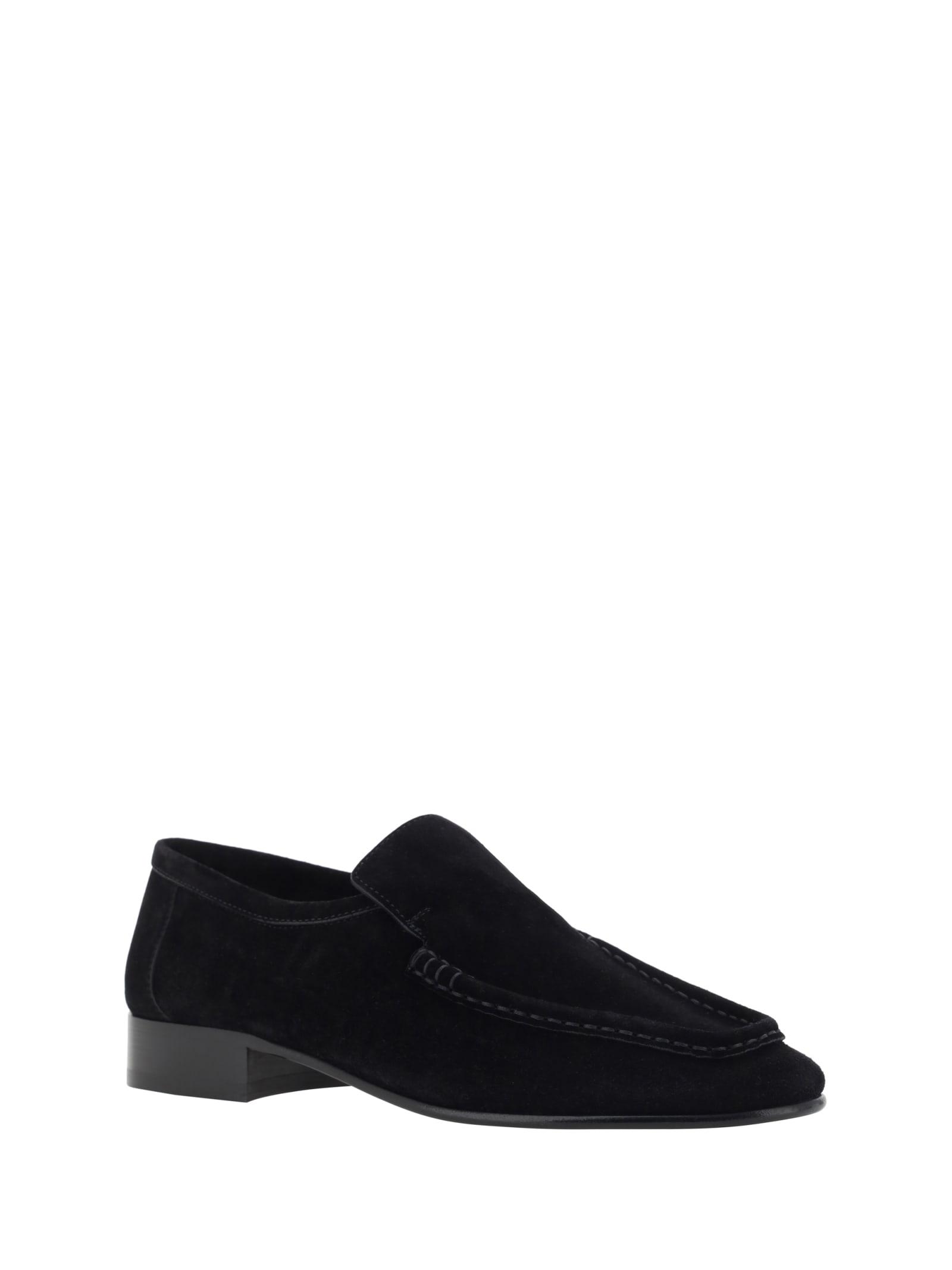 The Row Loafers in Black Lyst UK