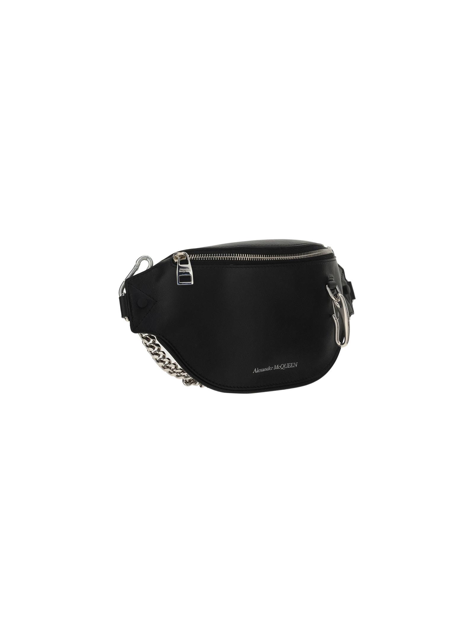 Alexander McQueen Synthetic Nylon Belt Bag in Black for Men waist bags and bumbags Mens Bags Belt Bags 