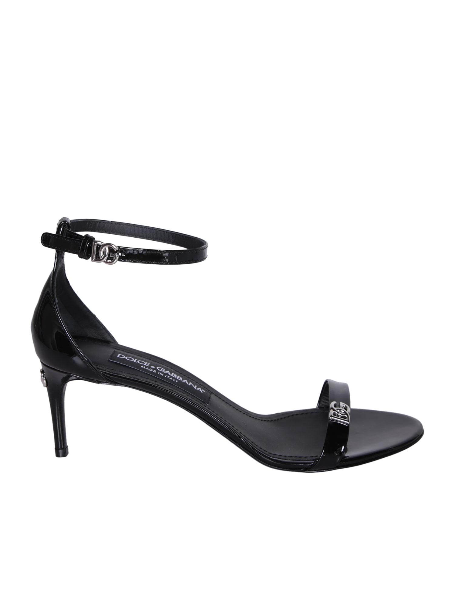 105mm Keira Patent Leather Sandals