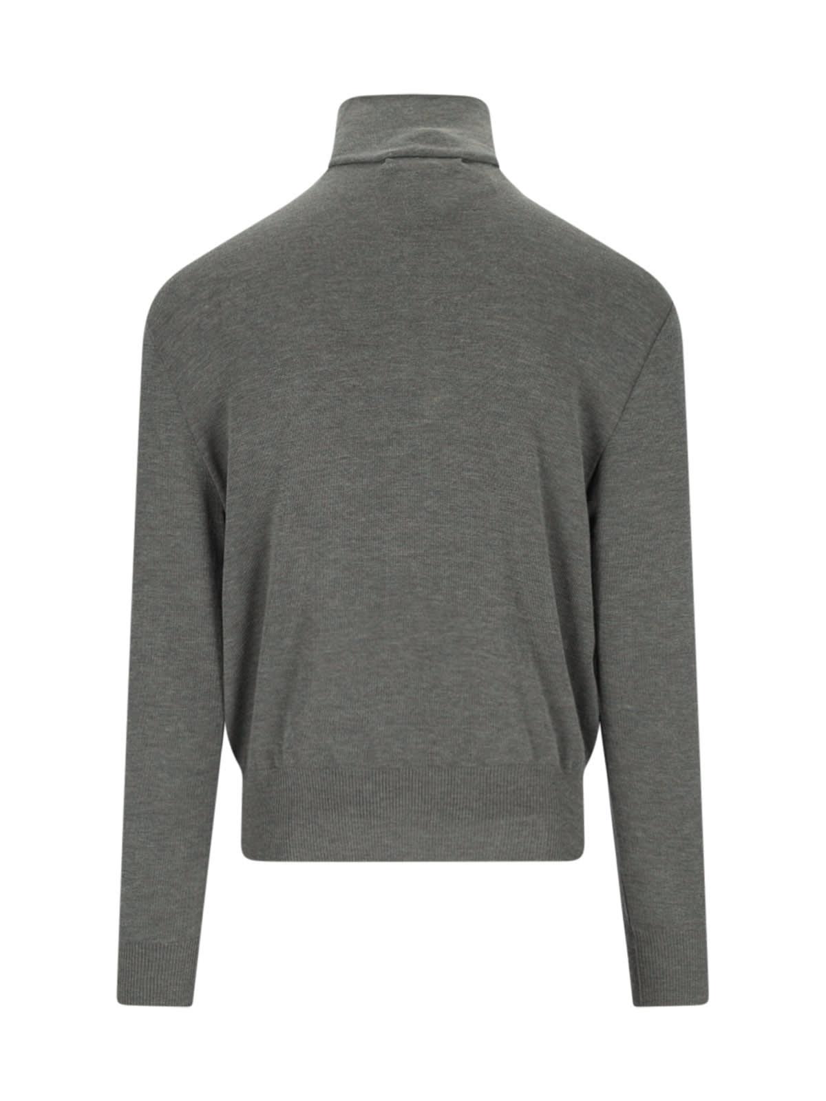 LEMAIRE Convertible Collar Cardigan - Brown | Garmentory