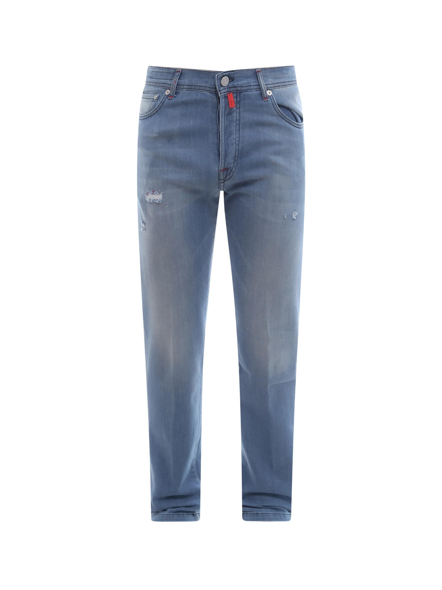 Kiton Denim Jeans in Blue for Men 