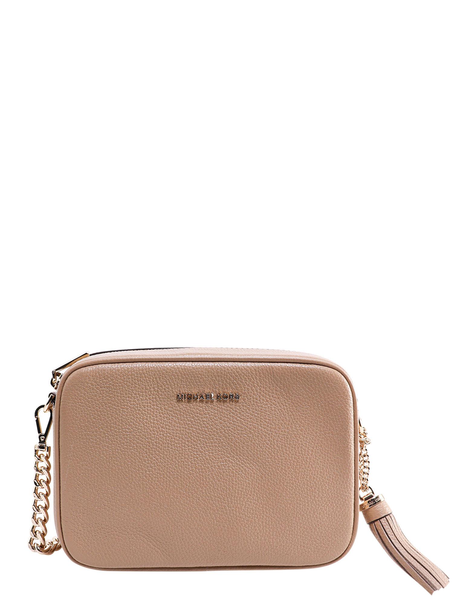 michael kors camera bag beige
