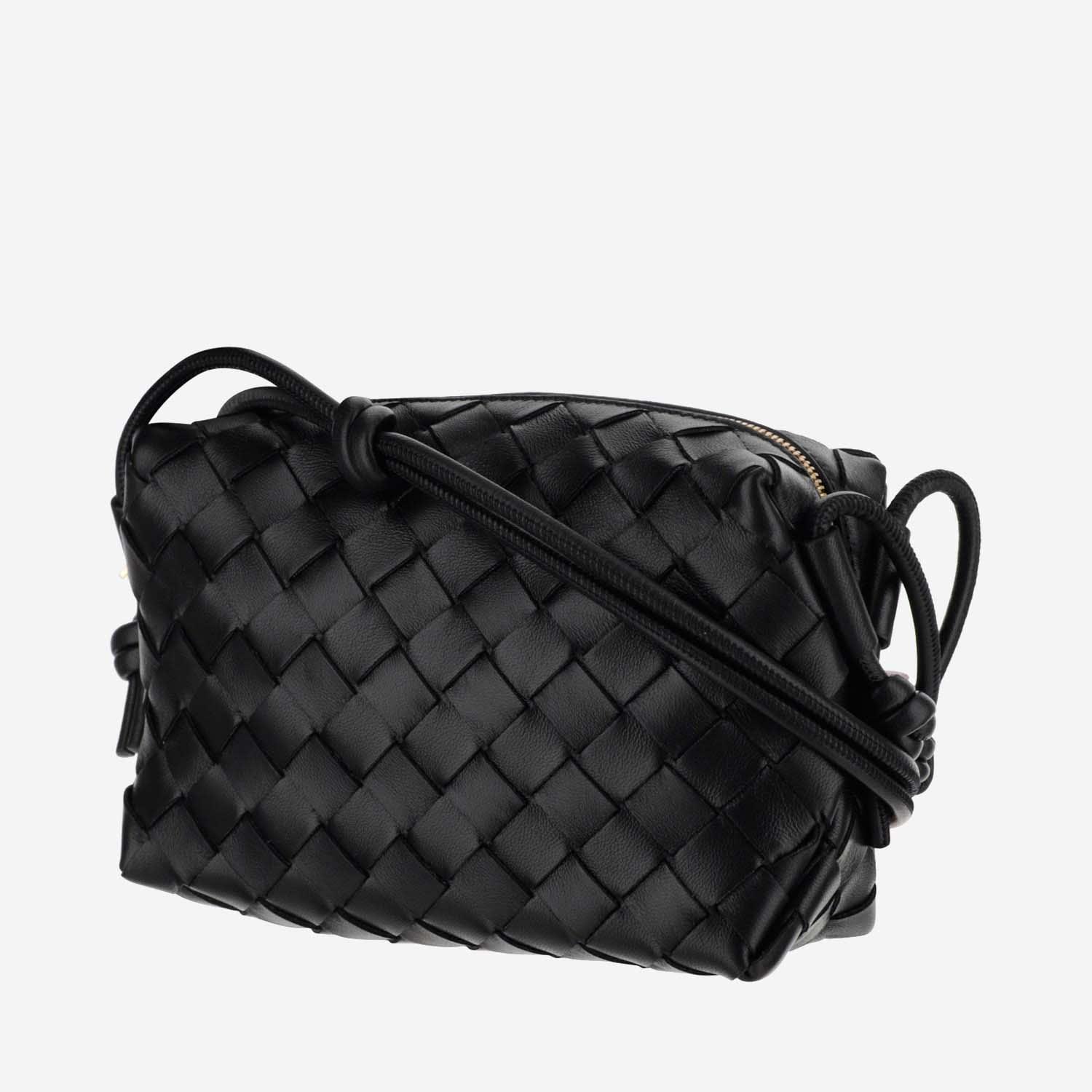 Bottega Veneta - Loop Black Leather Mini Bag