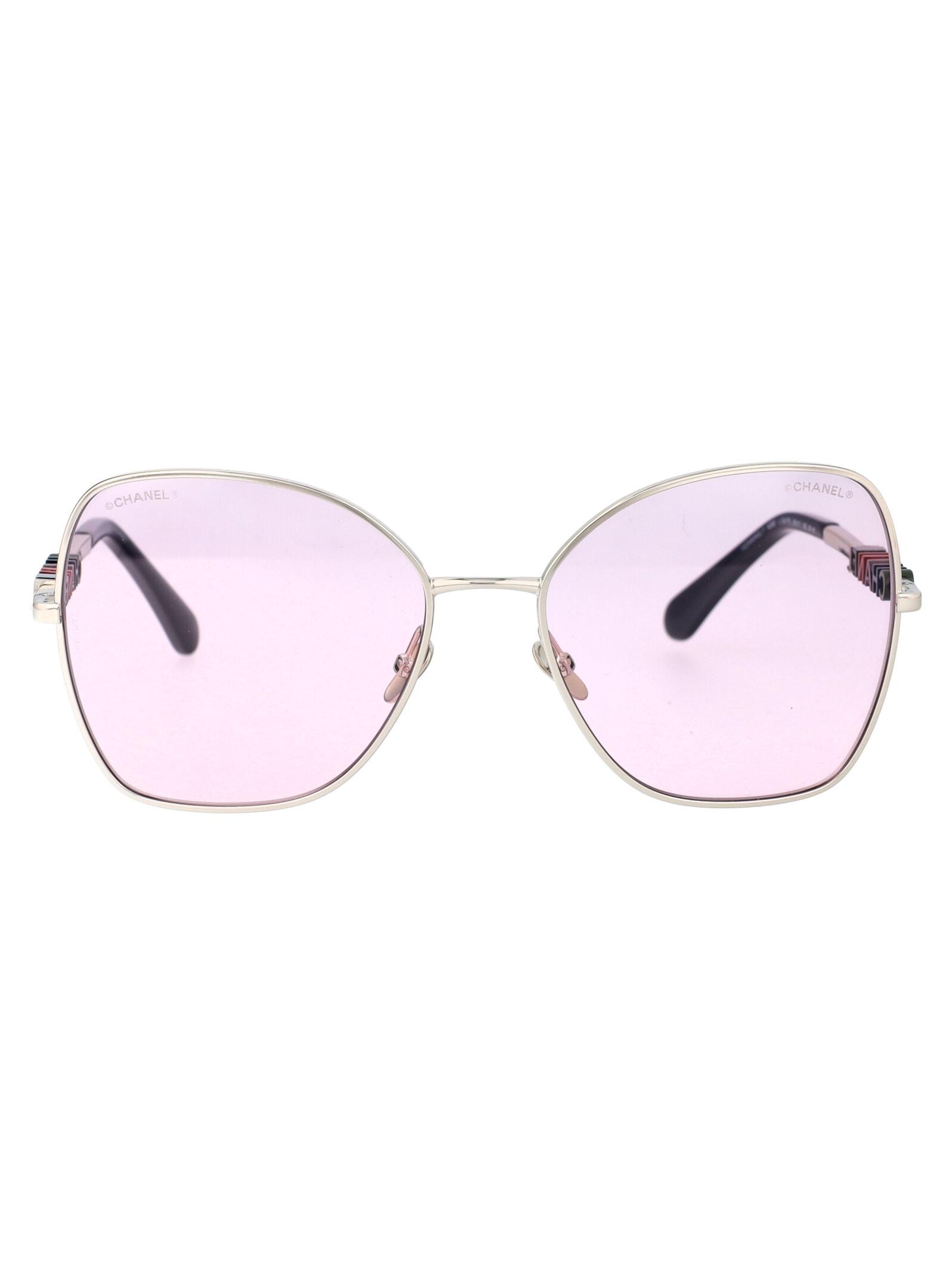 Pink chanel sunglasses hot sale