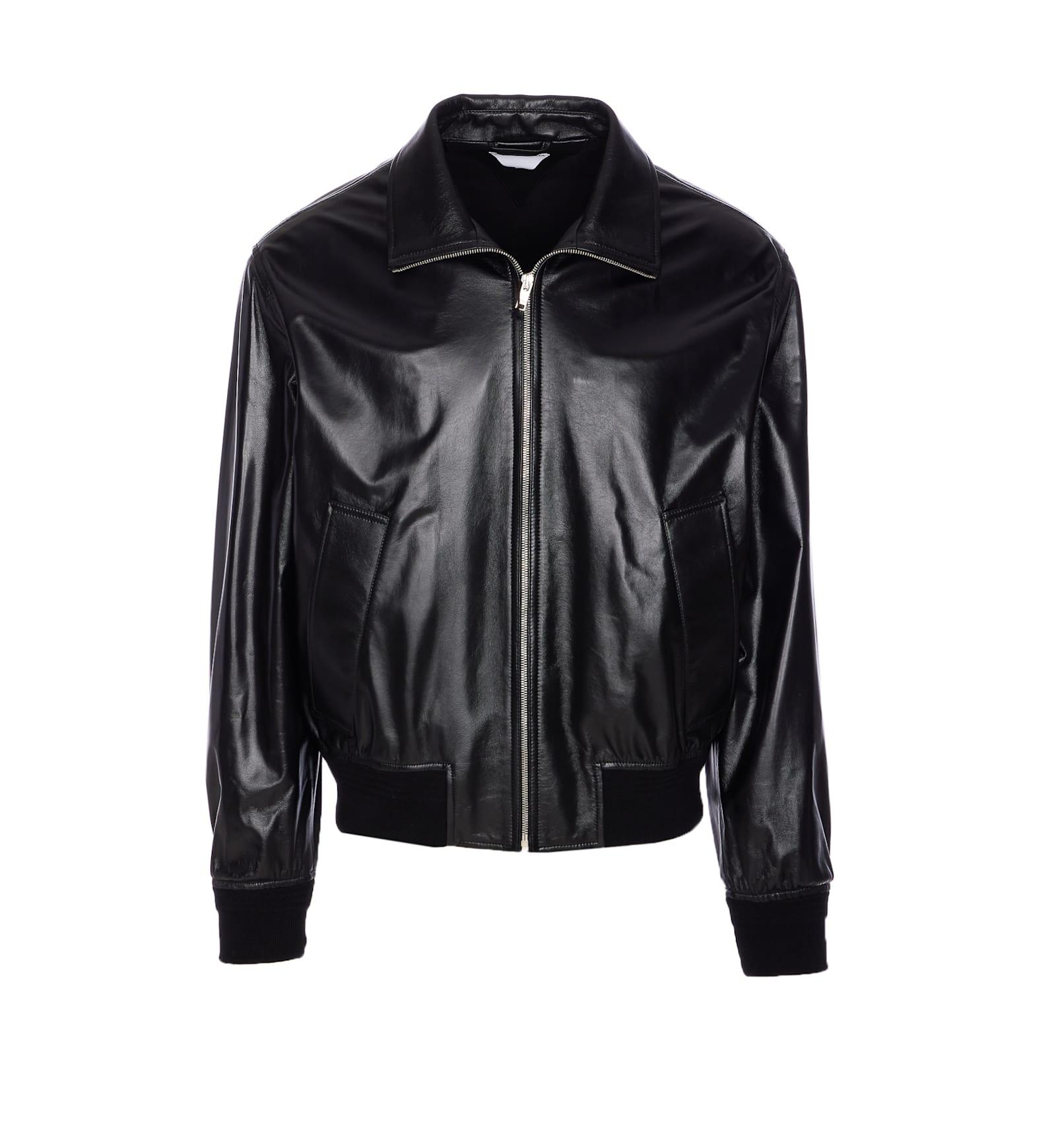 BOTTEGA VENETA ボンバージャケット Bottega Veneta Bomber Jacket in Beige | FWRD