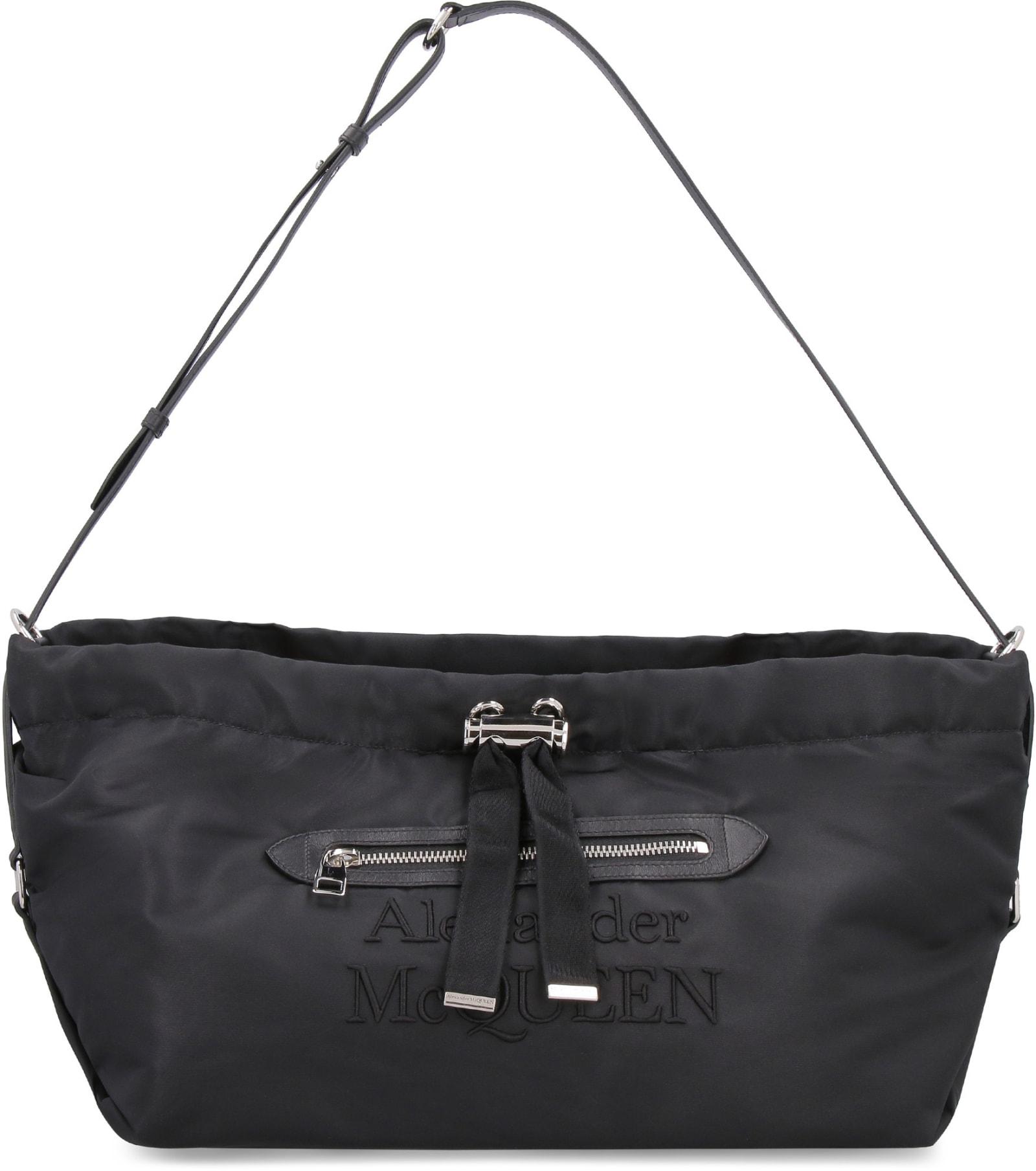 Womens Shoulder bags Alexander McQueen Shoulder bags Alexander McQueen Synthetic the Bundle Shoulder Bag in Black 