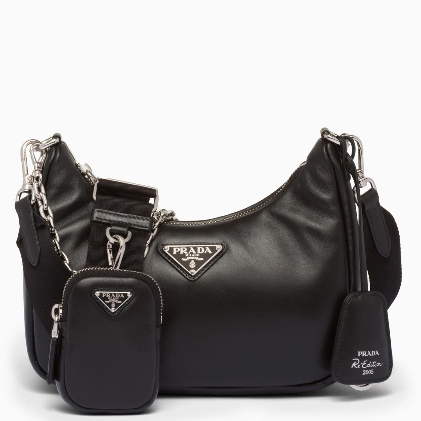3D model Prada Padded Nappa leather Re-Edition Shoulder Bag Black
