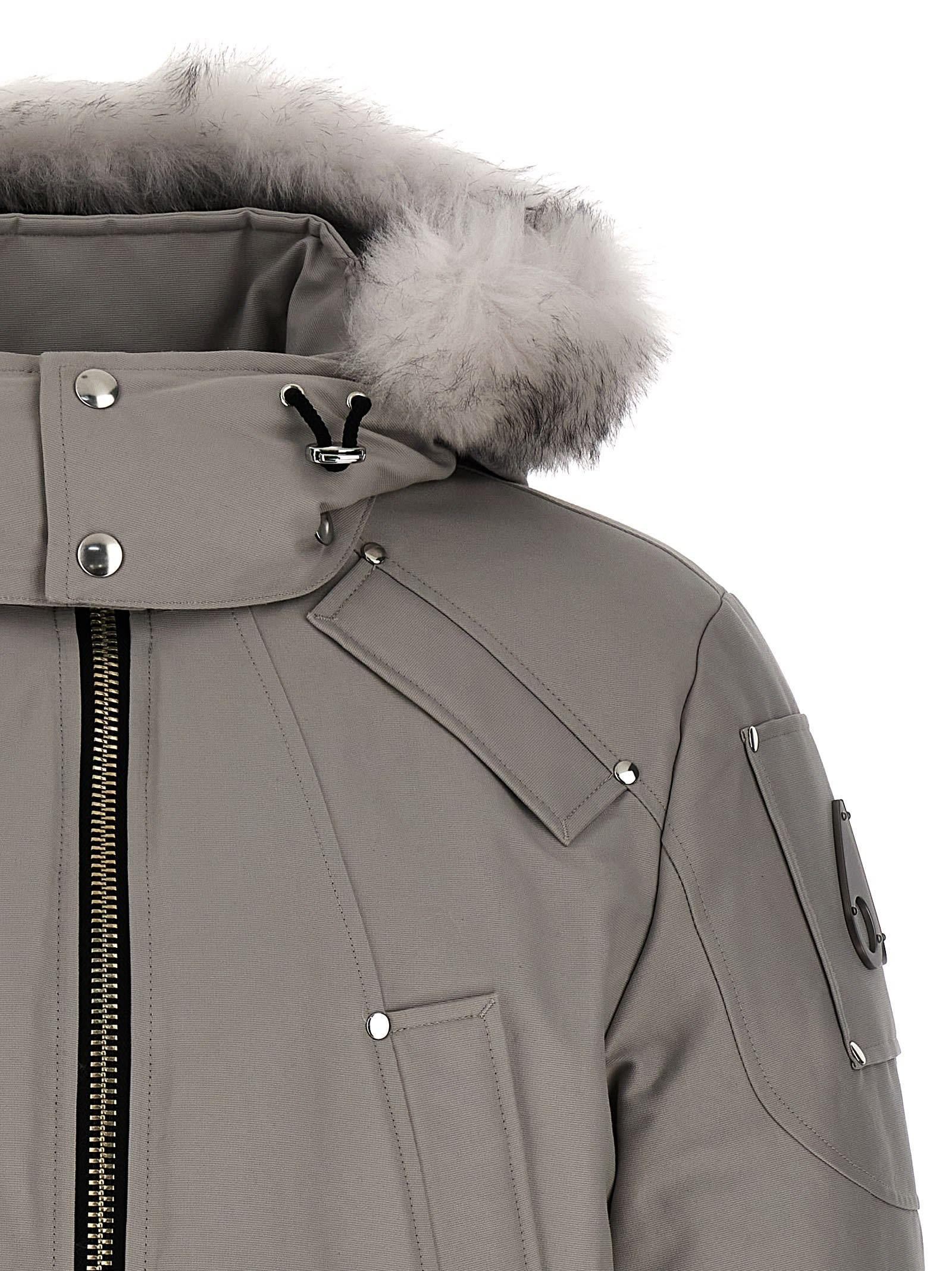 Moose Knuckles 'original Ballistic' Down Jacket in Gray for Men | Lyst