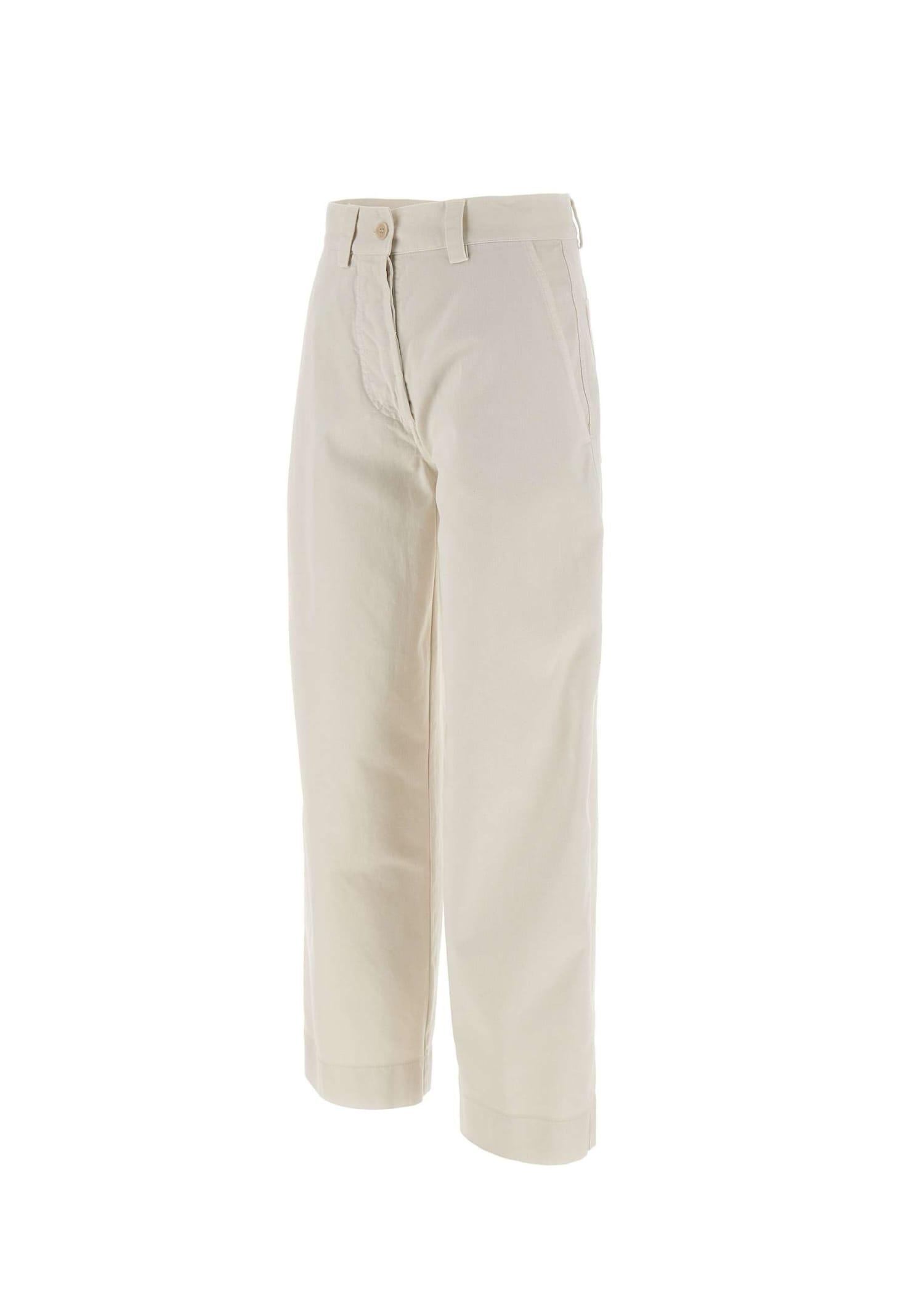 Aspesi Cotton Jeans in White | Lyst