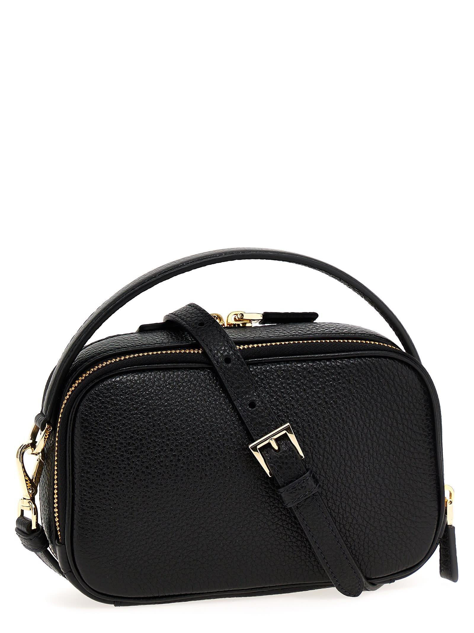 Prada - Flou White Leather Top Zip Camera Bag