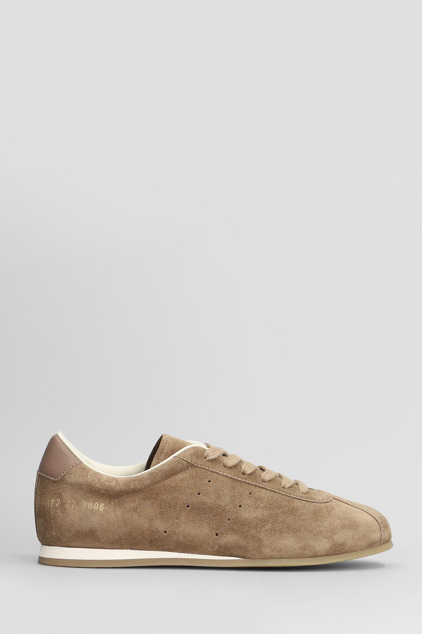 スニーカー COMMON PROJECT Women Sneakers 6142 0600 beige Woman by Common Projects Original Achilles Suede Sneakers