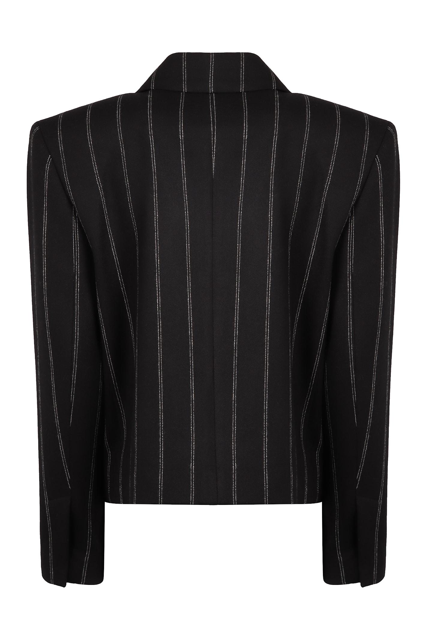 ジャケット THE MANNEI Women Outer BERTBLAZER PINSTRIPE Black Bert pinstripe wool blazer in black - The Mannei | Mytheresa