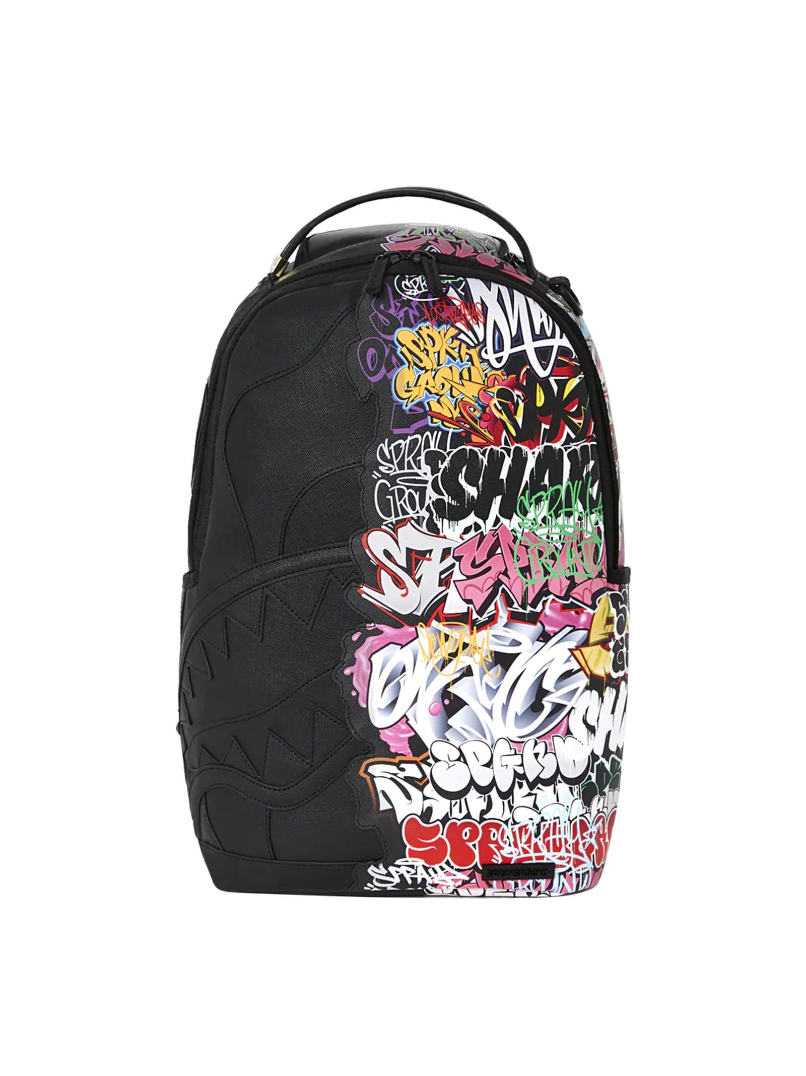 Sprayground Half Graff 2 Backpack in Black for Men Lyst