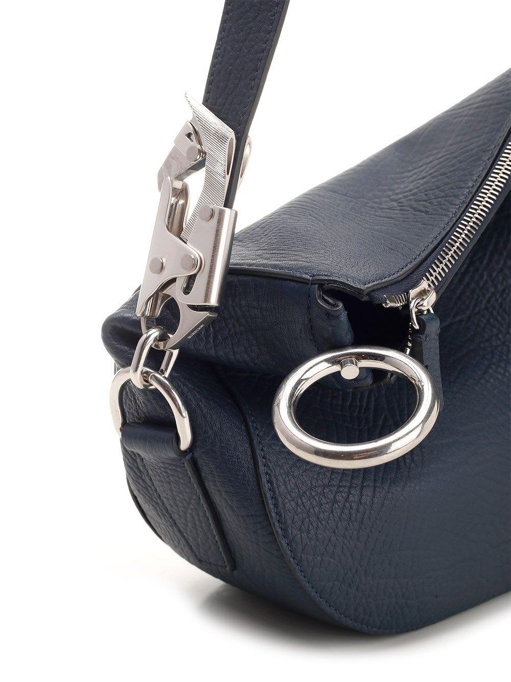 Burberry Small Knight Bag in Blue | Lyst Burberry Small Knight Bag in Blue | Lyst