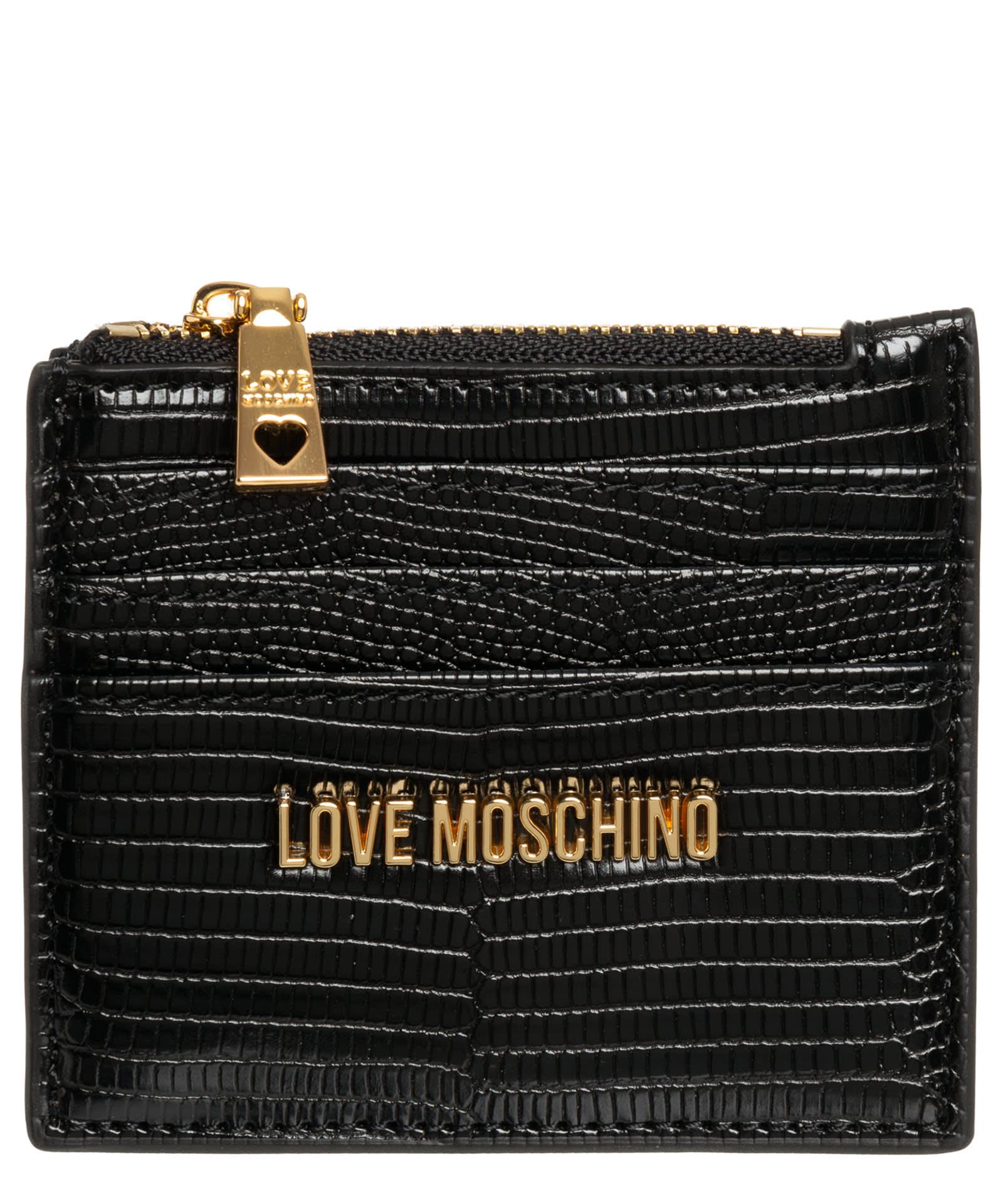 moschino card holder
