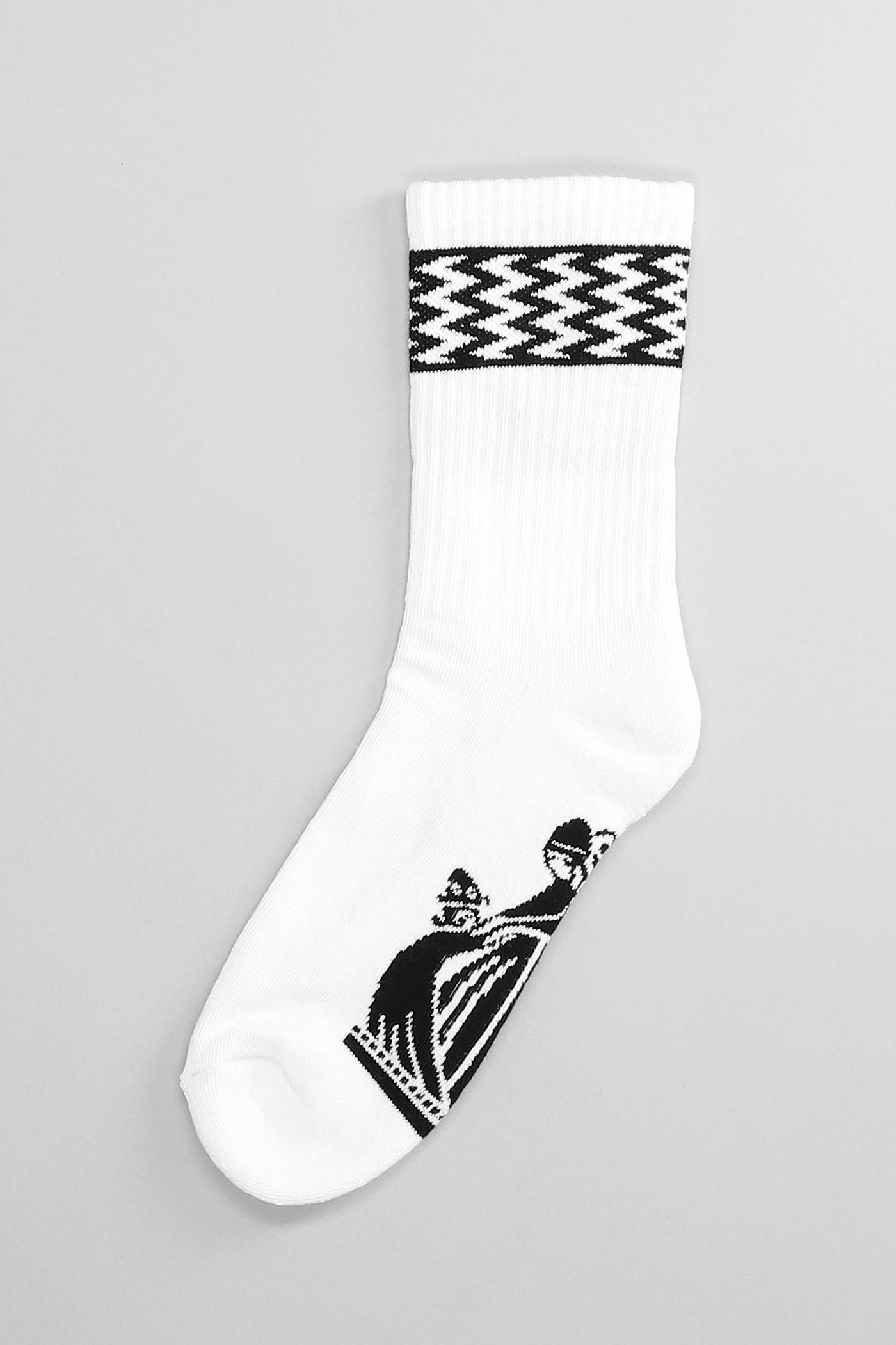 lanvin-black-and-white-Socks-