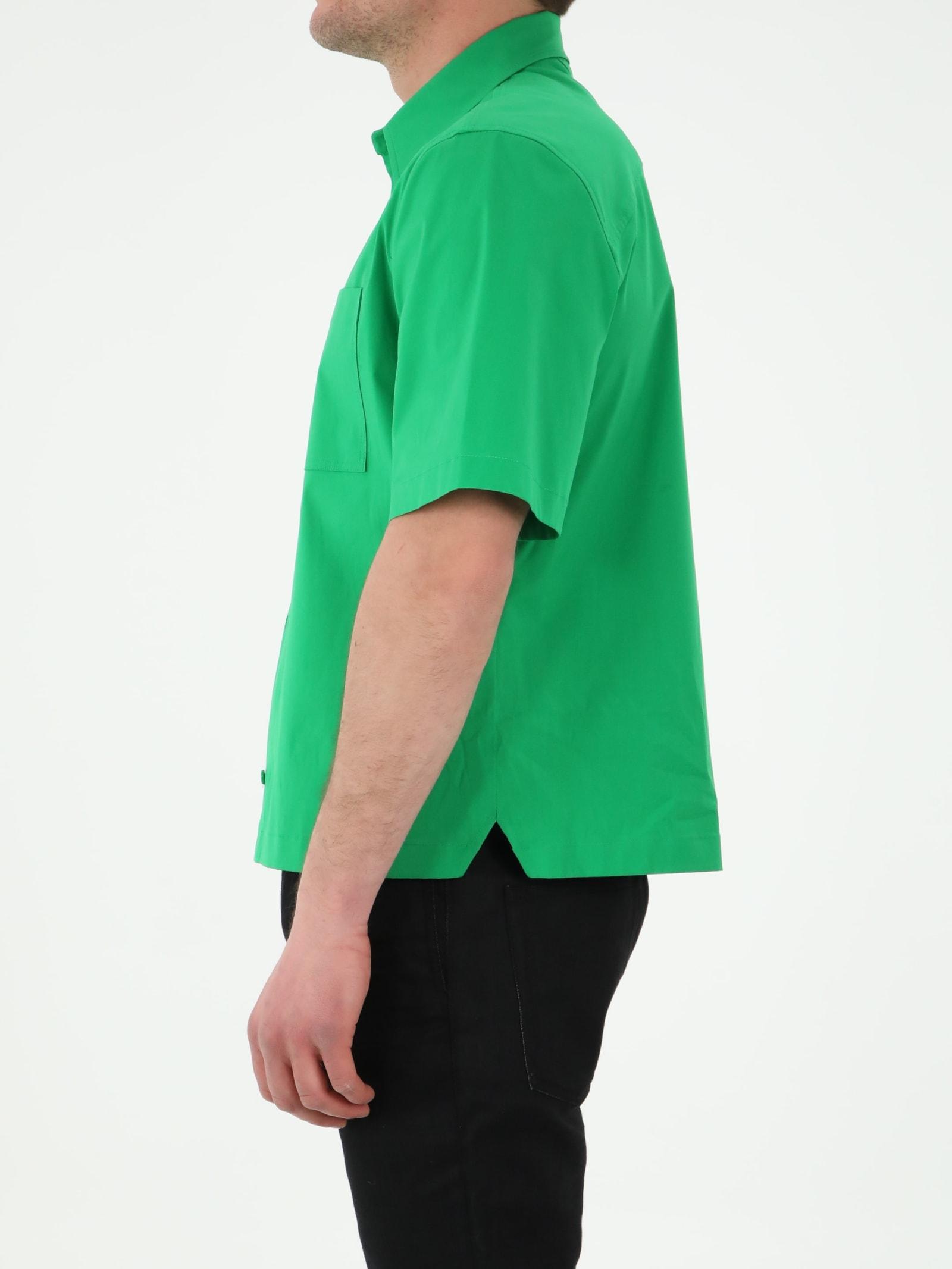 Bottega Veneta 649060 VF1U0 SUNRISE COTTON JERSEY T-shirt Green