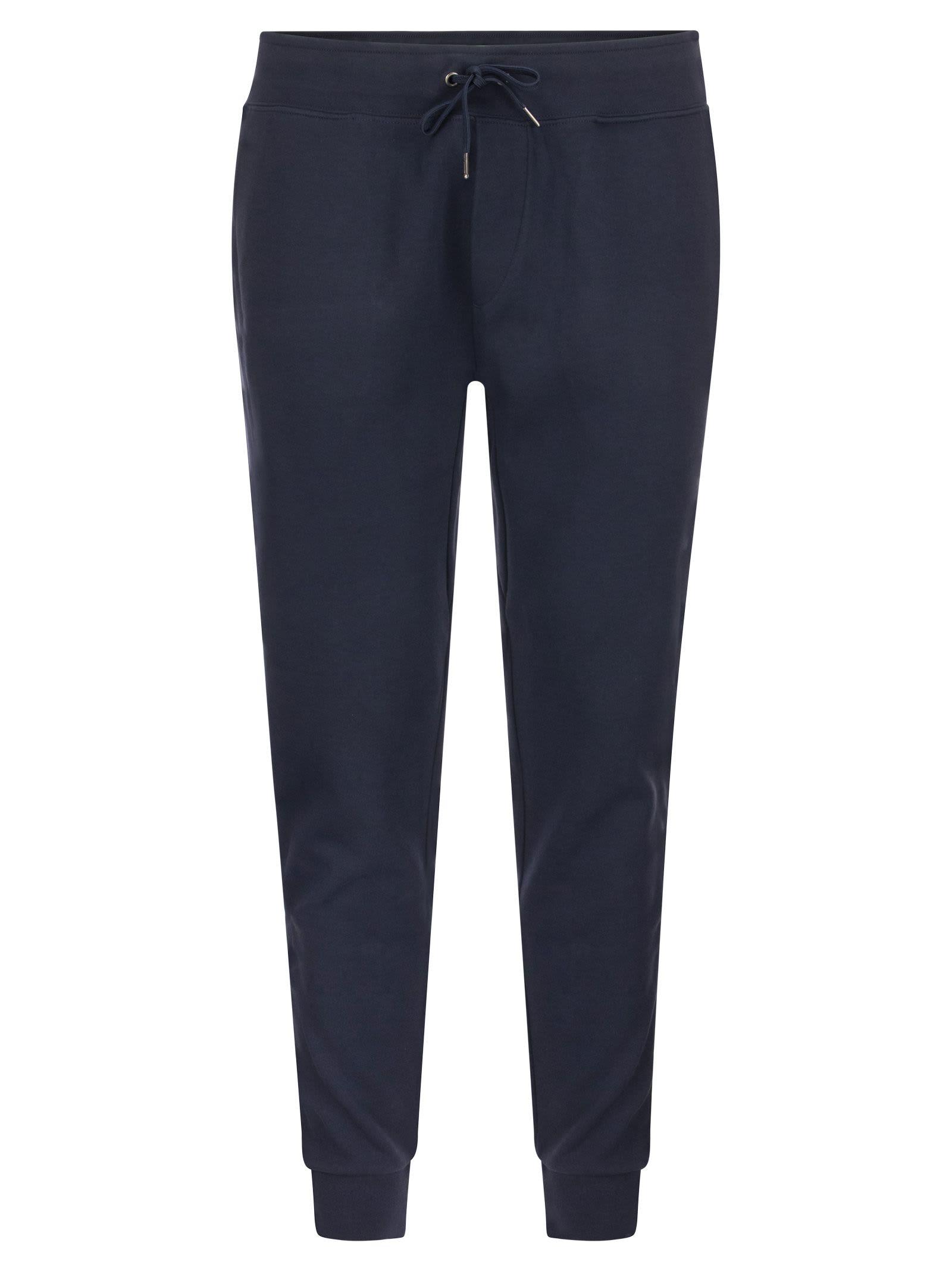 Polo Ralph Lauren Doubleknit Jogging Trousers in Blue for Men Lyst