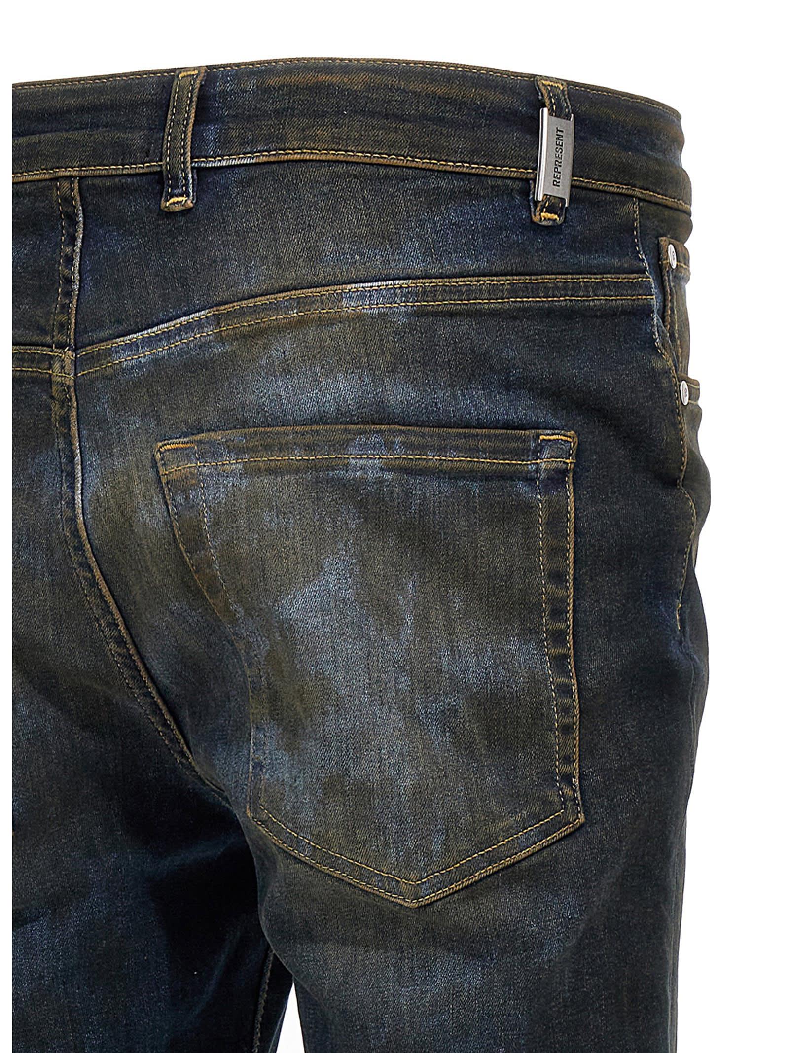 Represent Essential Denim Jeans Blue for Men | Lyst